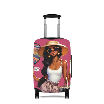 Bold South Asian Diva luggage cover by Dink Doll Swag