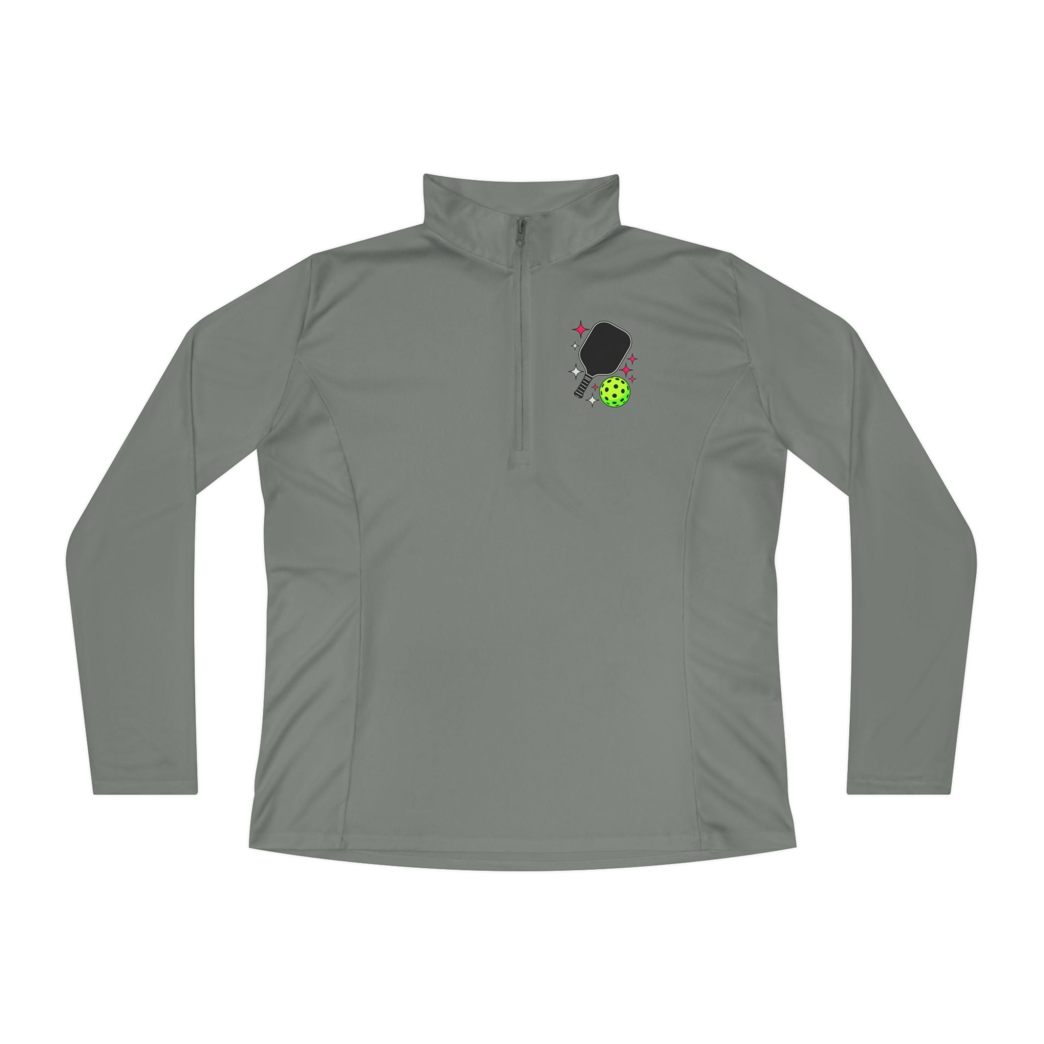 No SORRY in Pickleball Quarter-Zip Pullover (2 Tim 1:7)