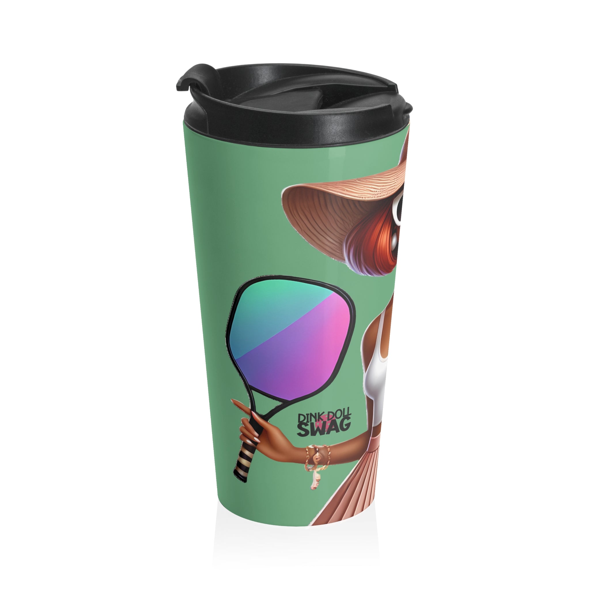 Dink Doll Swag™ Courtside Glam Tumbler - Red Head Diva