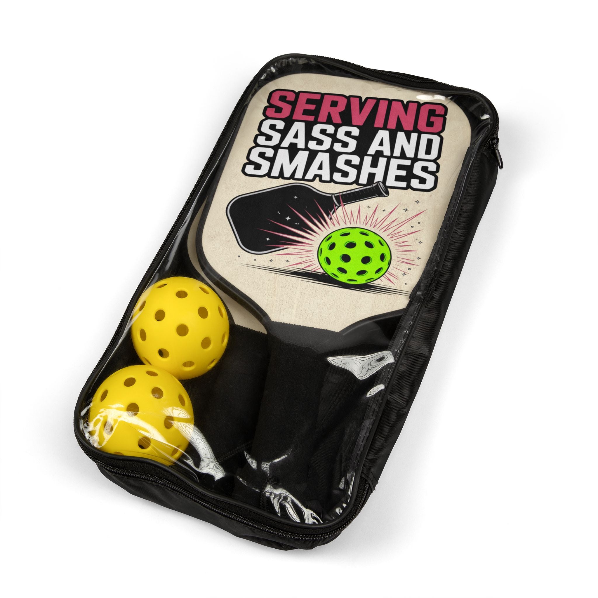 Serving Sass & Smashes Pickleball Paddle Kit