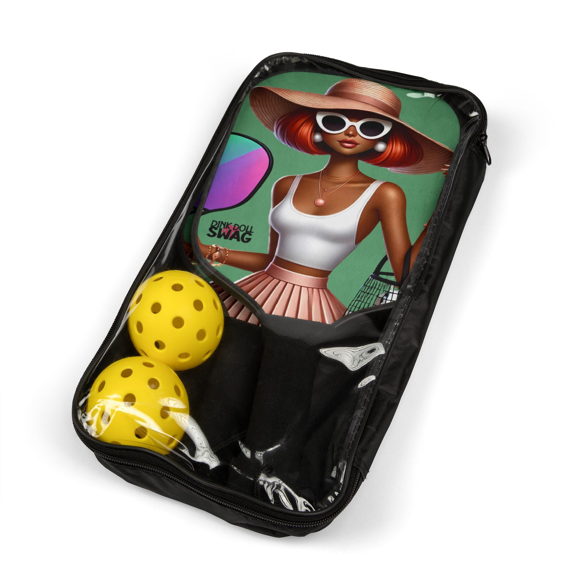 Red Head Diva Pickleball Paddle Kit – Bold, Beautiful, and Ready to Play