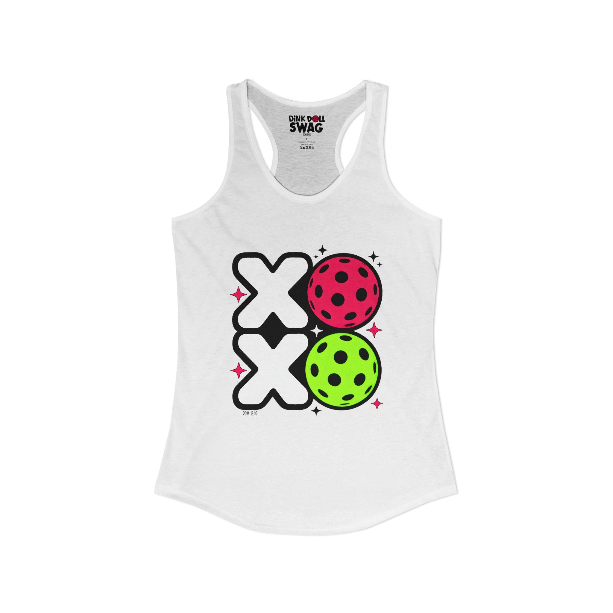 XOXO Racerback Tank (Rom 12:10)