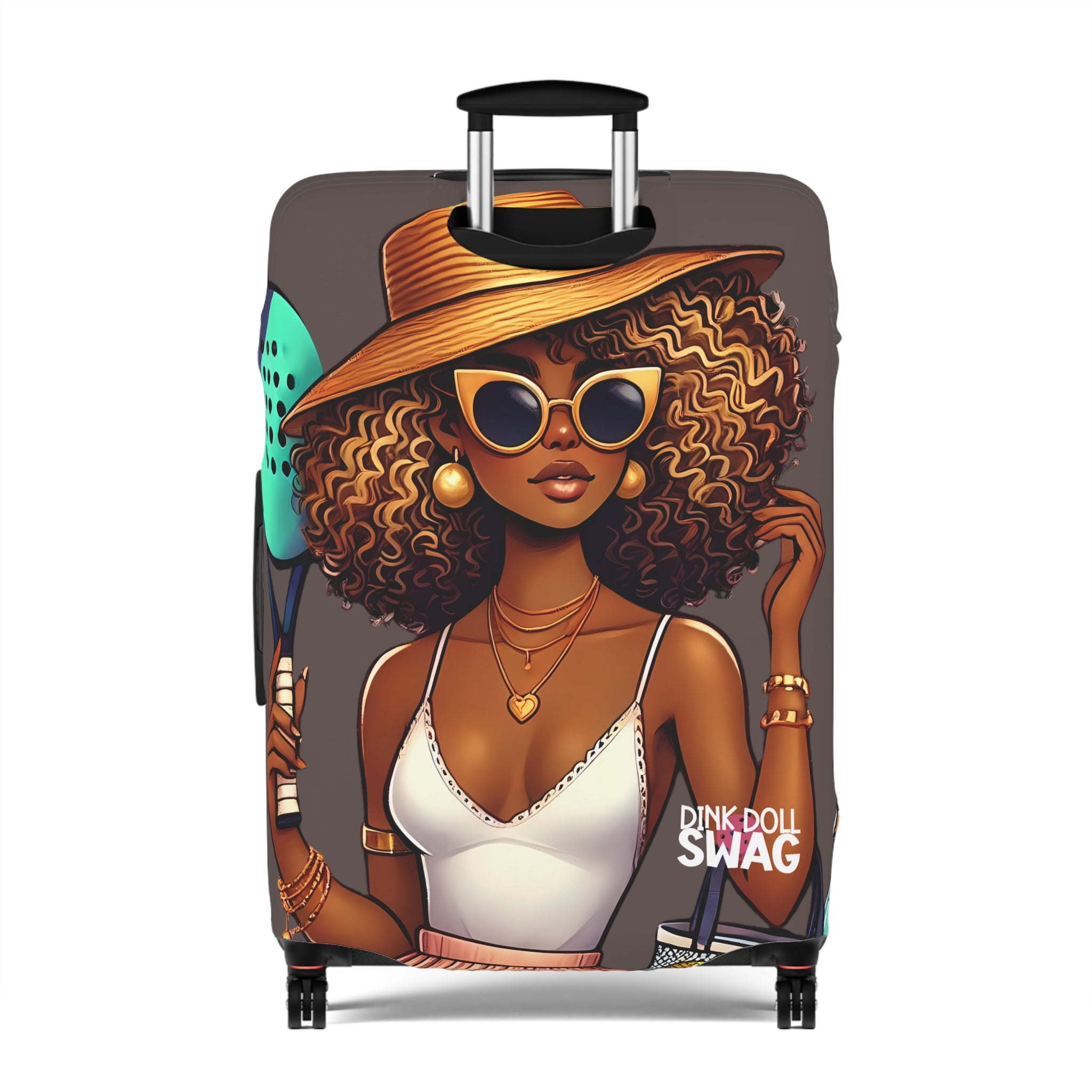 Dink Doll Swag™ Mixed Race Diva Luggage Cover