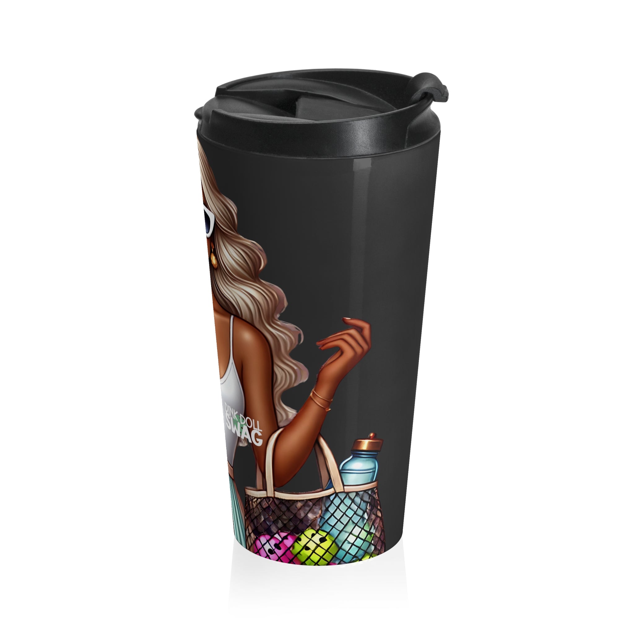 Dink Doll Swag™ Courtside Glam Tumbler - Platinum Blonde Diva