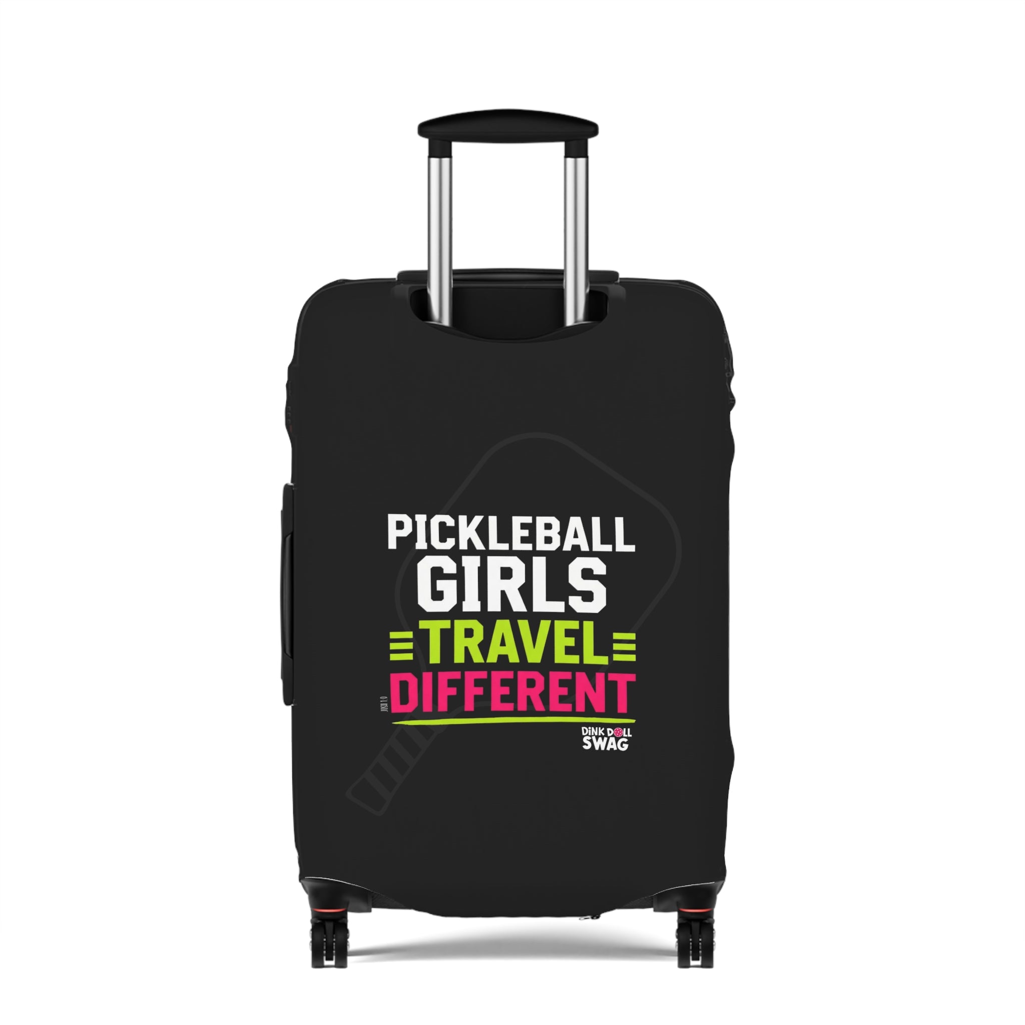 Girls Travel Different Pickleball Luggage Cover for Women | Faith-Inspired