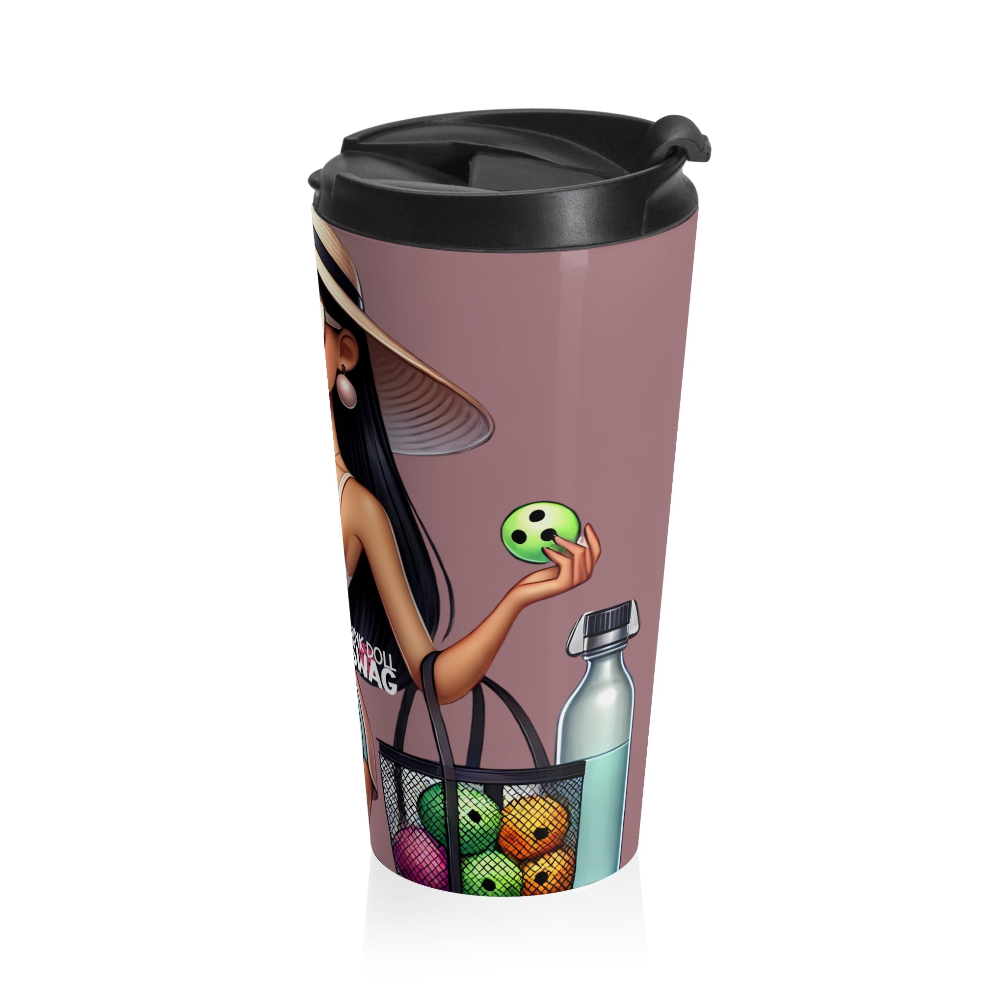Dink Doll Swag™ Courtside Glam Tumbler - East Asian Diva