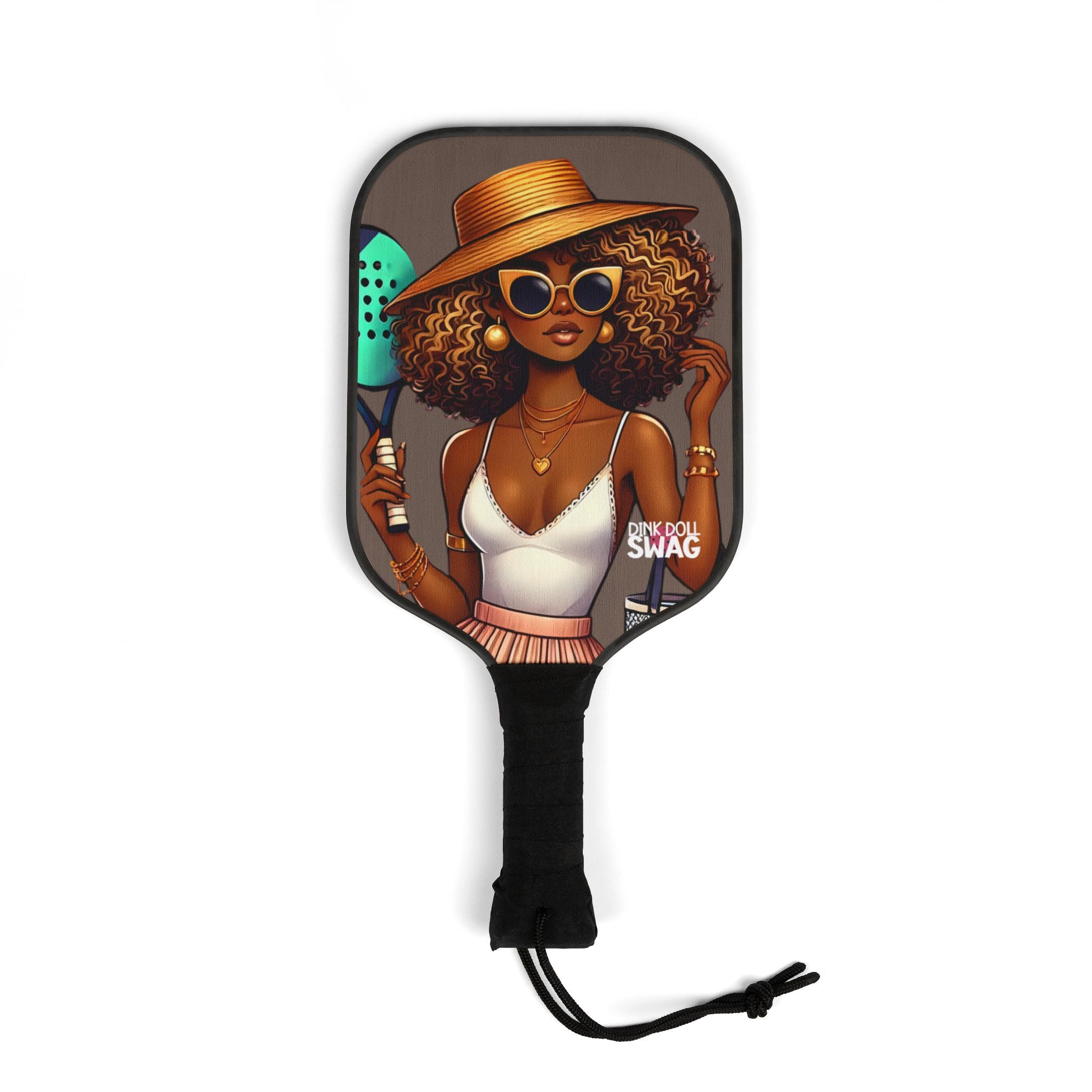 Mixed Race Diva Pickleball Paddle Kit – Bold, Beautiful, and Ready to Play