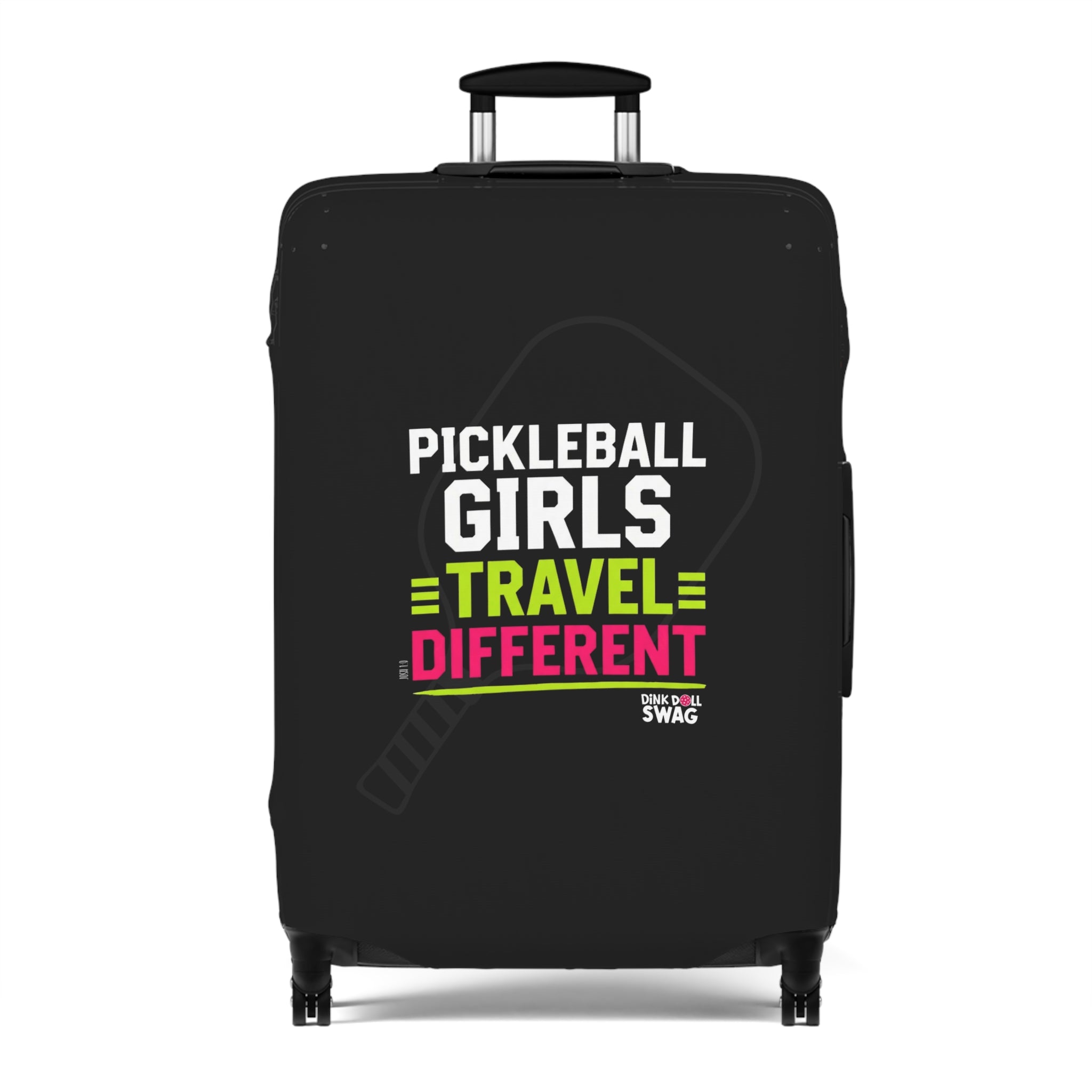 Girls Travel Different Pickleball Luggage Cover for Women | Faith-Inspired