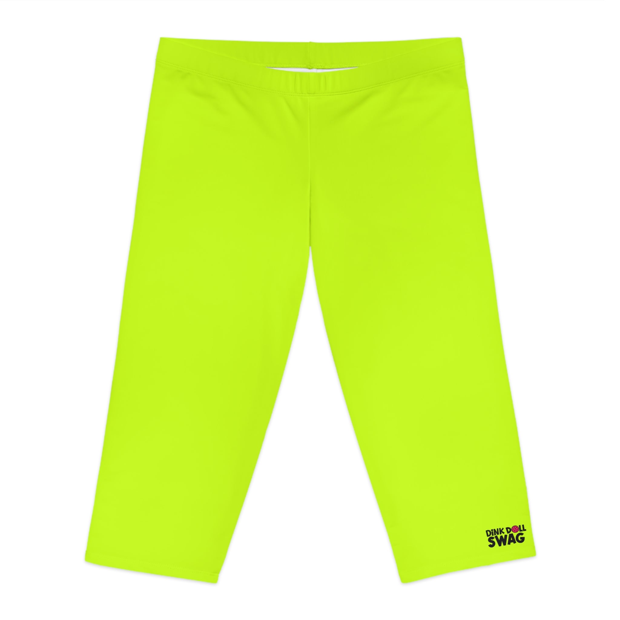 Dink Doll Swag Logo Capri Leggings – Green (Phil 4:13)