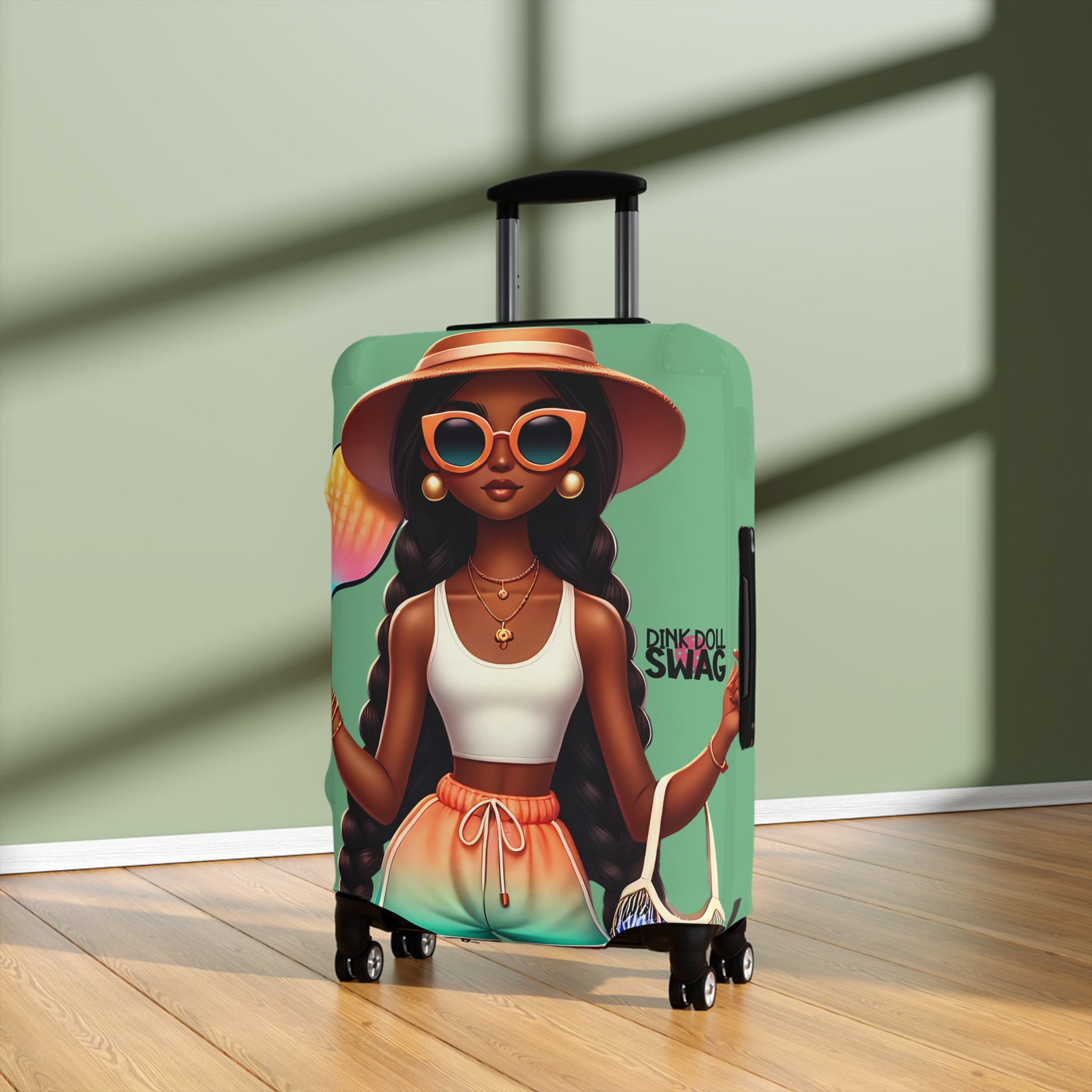 Dink Doll Swag™ Indigenous Diva Luggage Cover