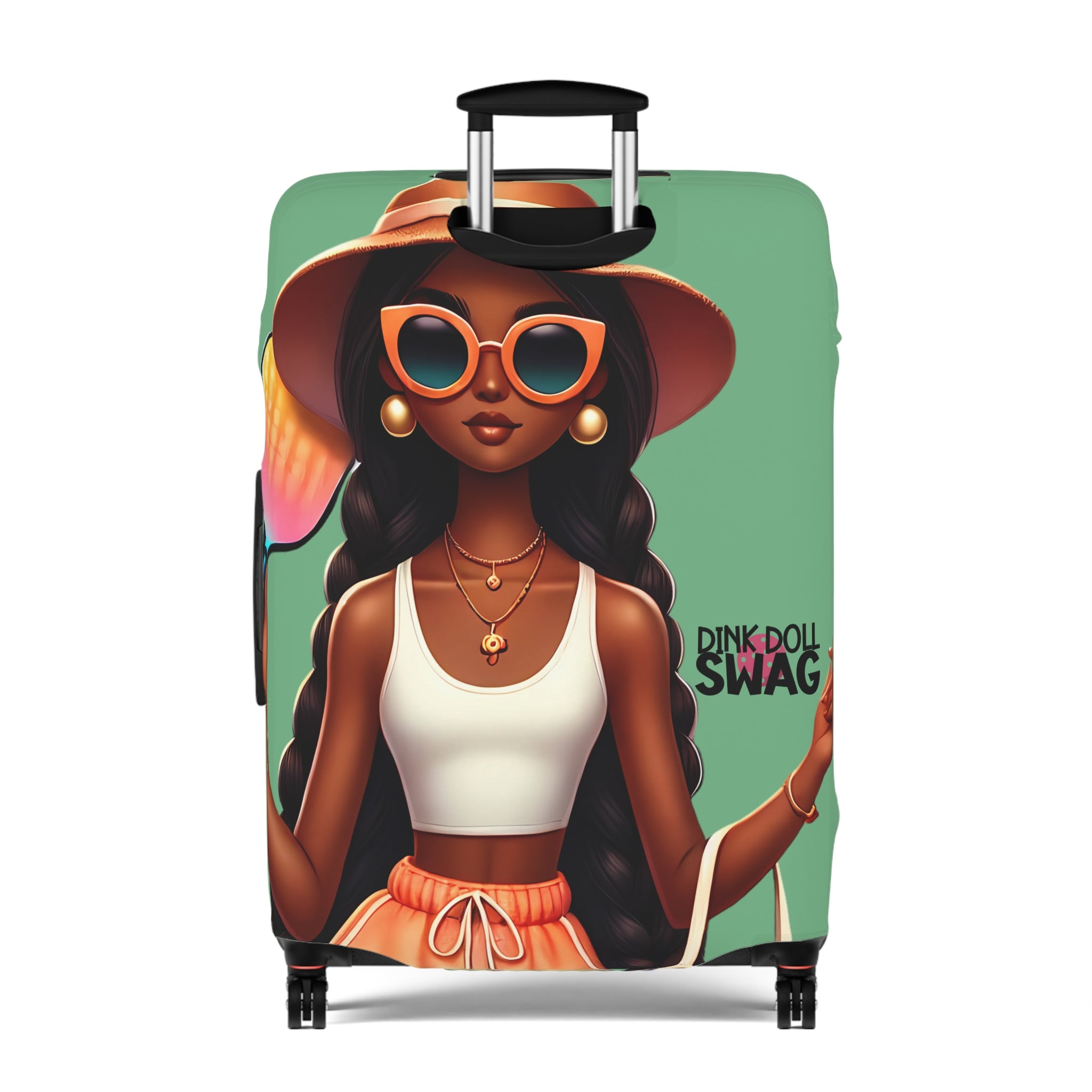 Dink Doll Swag™ Indigenous Diva Luggage Cover
