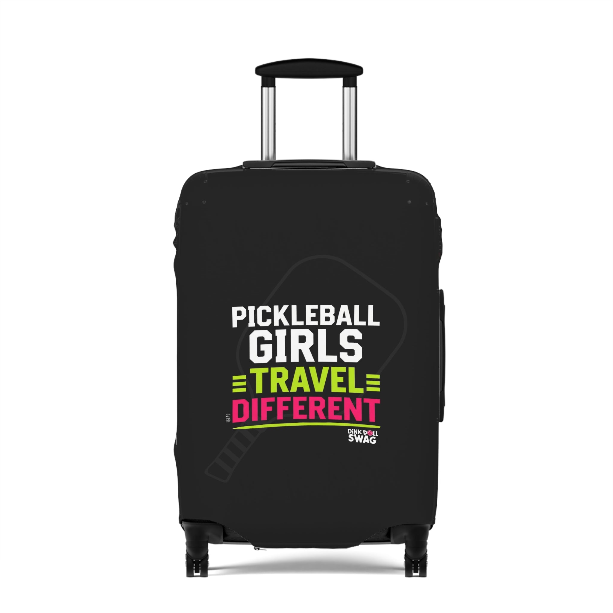 Girls Travel Different Pickleball Luggage Cover for Women | Faith-Inspired