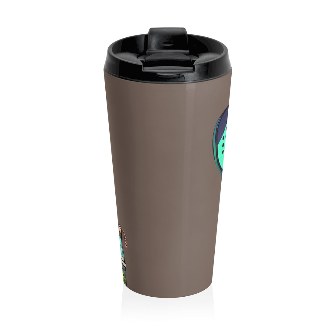 Mixed Race Diva pickleball tumbler with glam sunglasses design