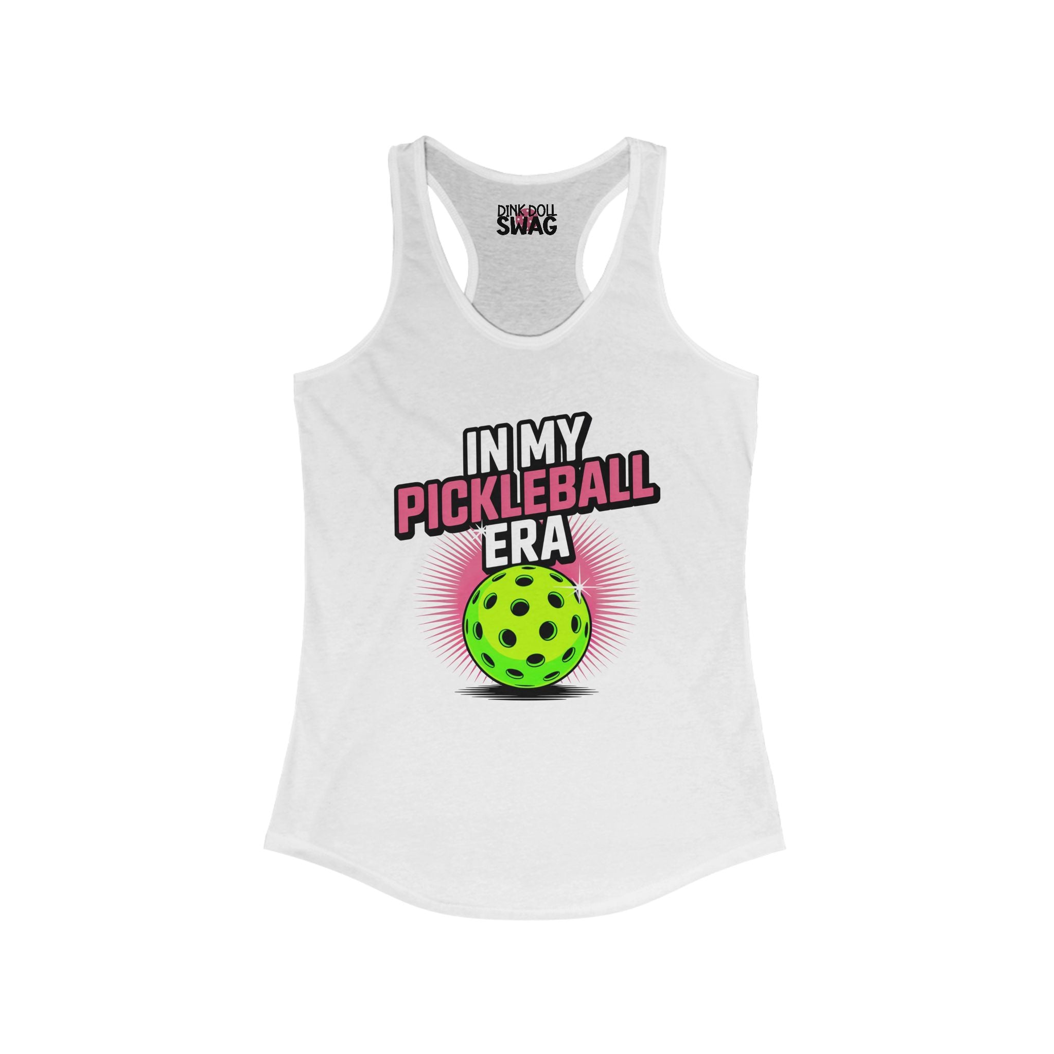 Pickleball Racerback Women's Tank - 'In My Pickleball Era' Design