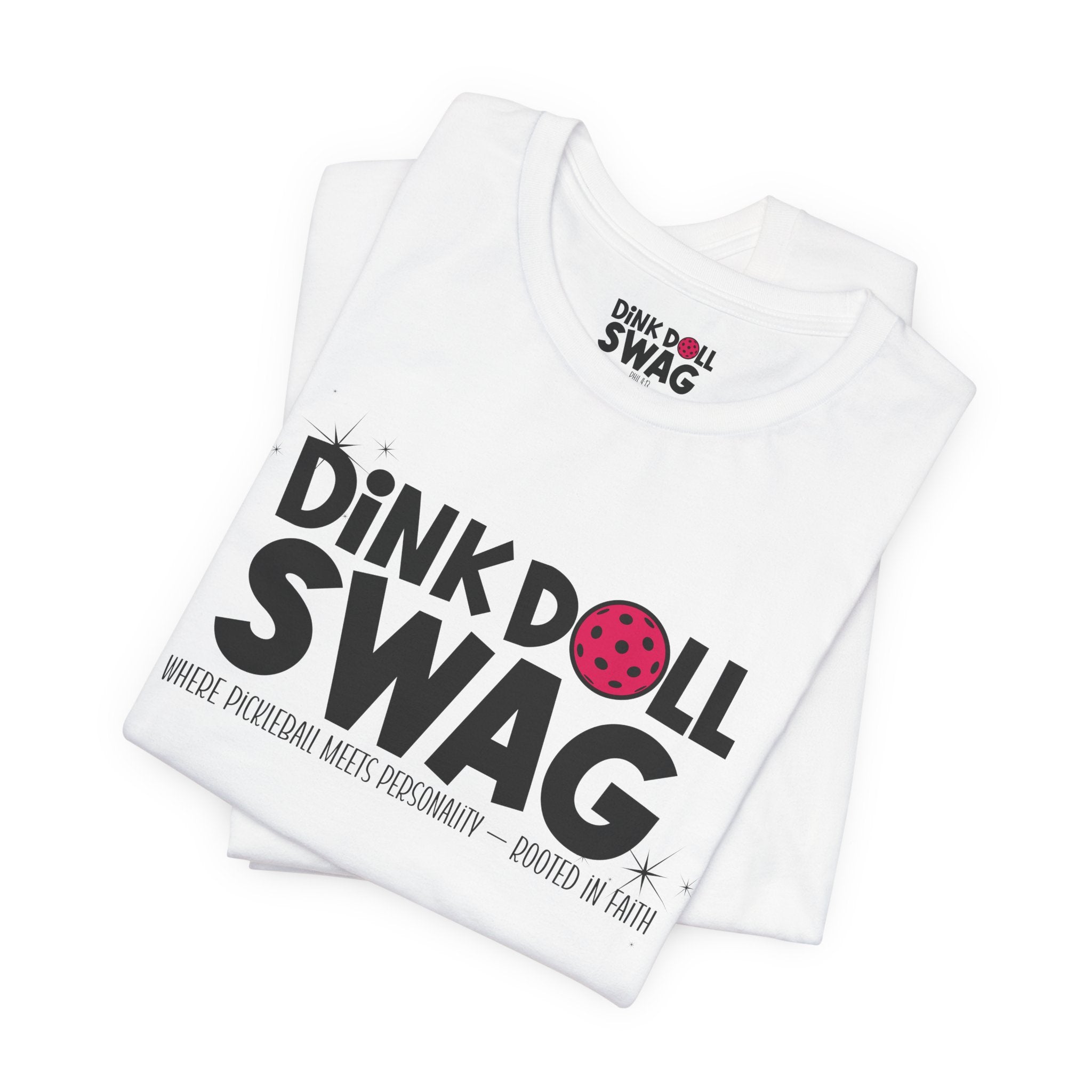 Dink Doll Swag™ Logo PROMO Tee (Phil 4:13)