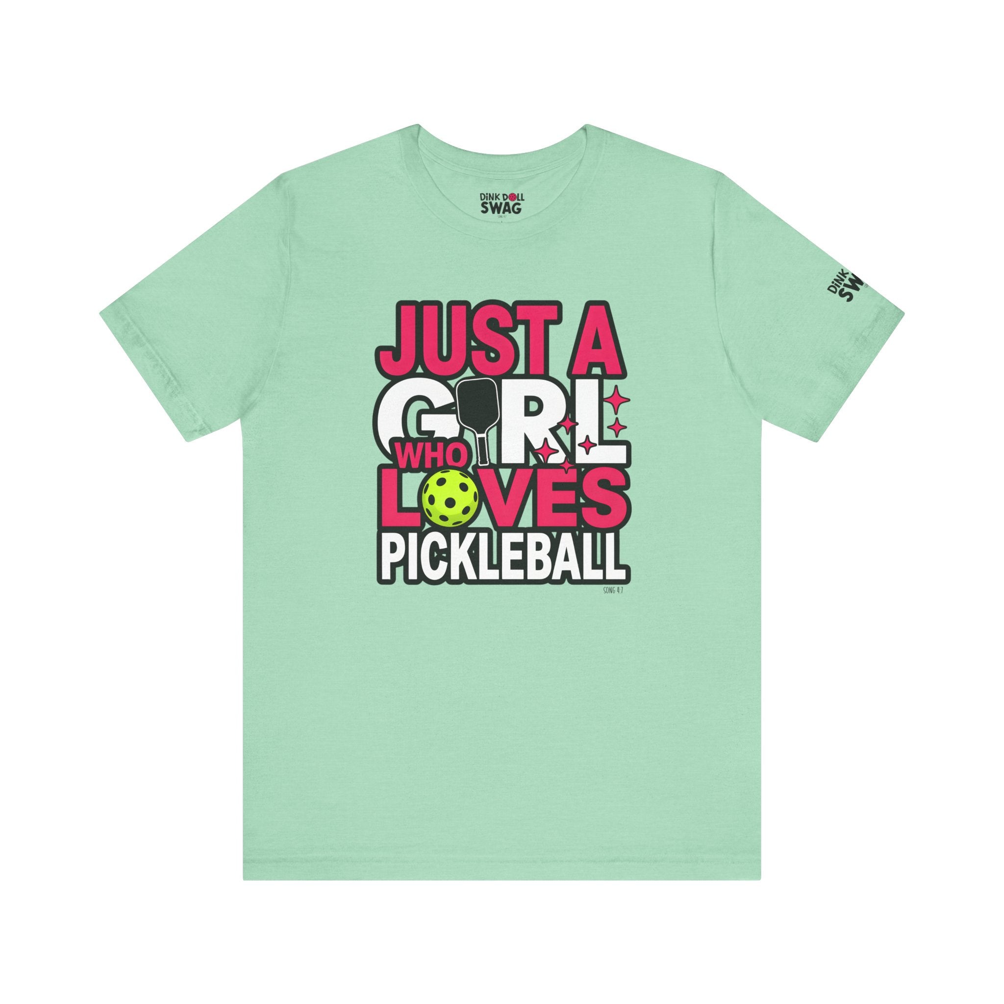 Just a Girl Who Loves Pickleball T-Shirt for Women | Faith-Inspired