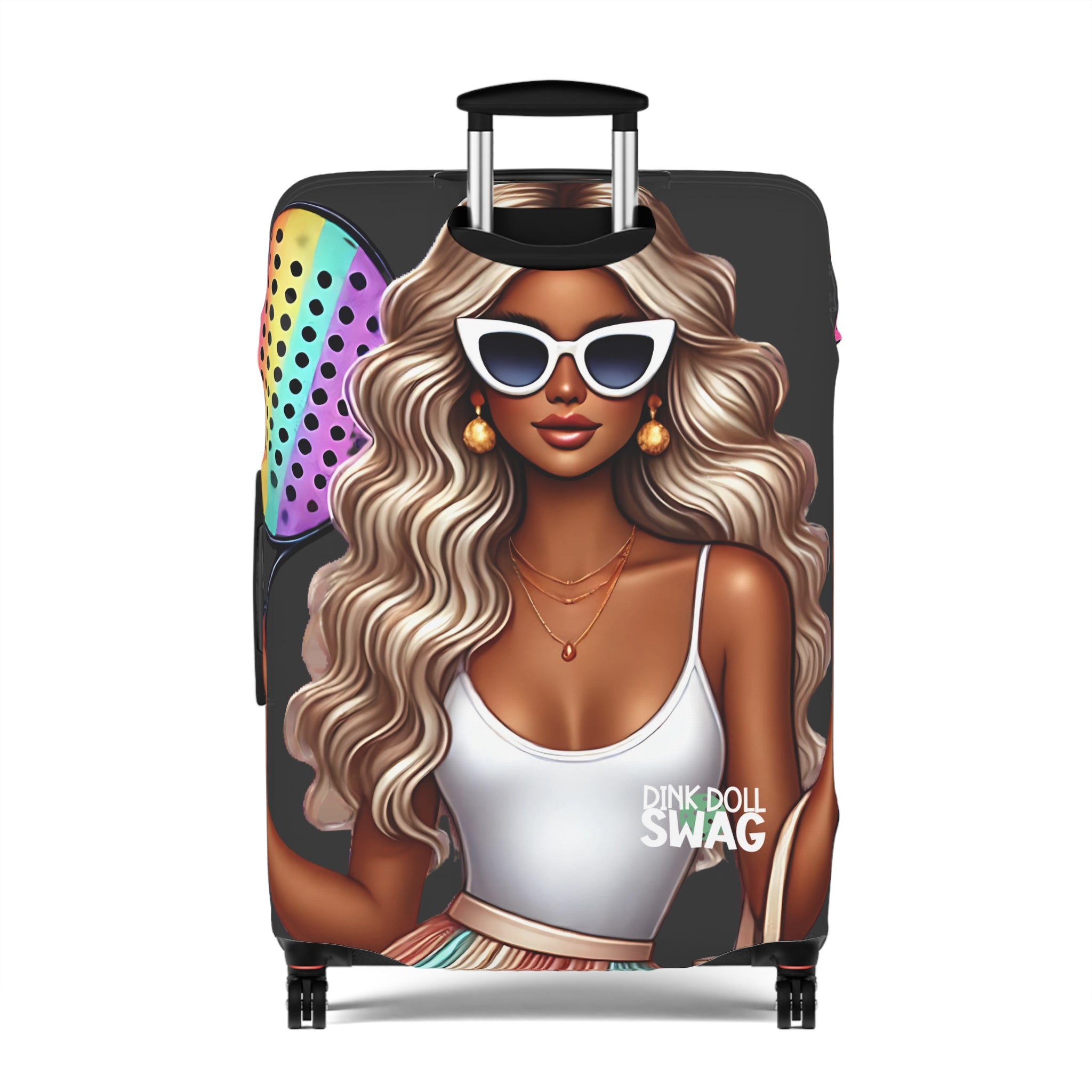 Dink Doll Swag™ Platinum Blonde Diva Luggage Cover