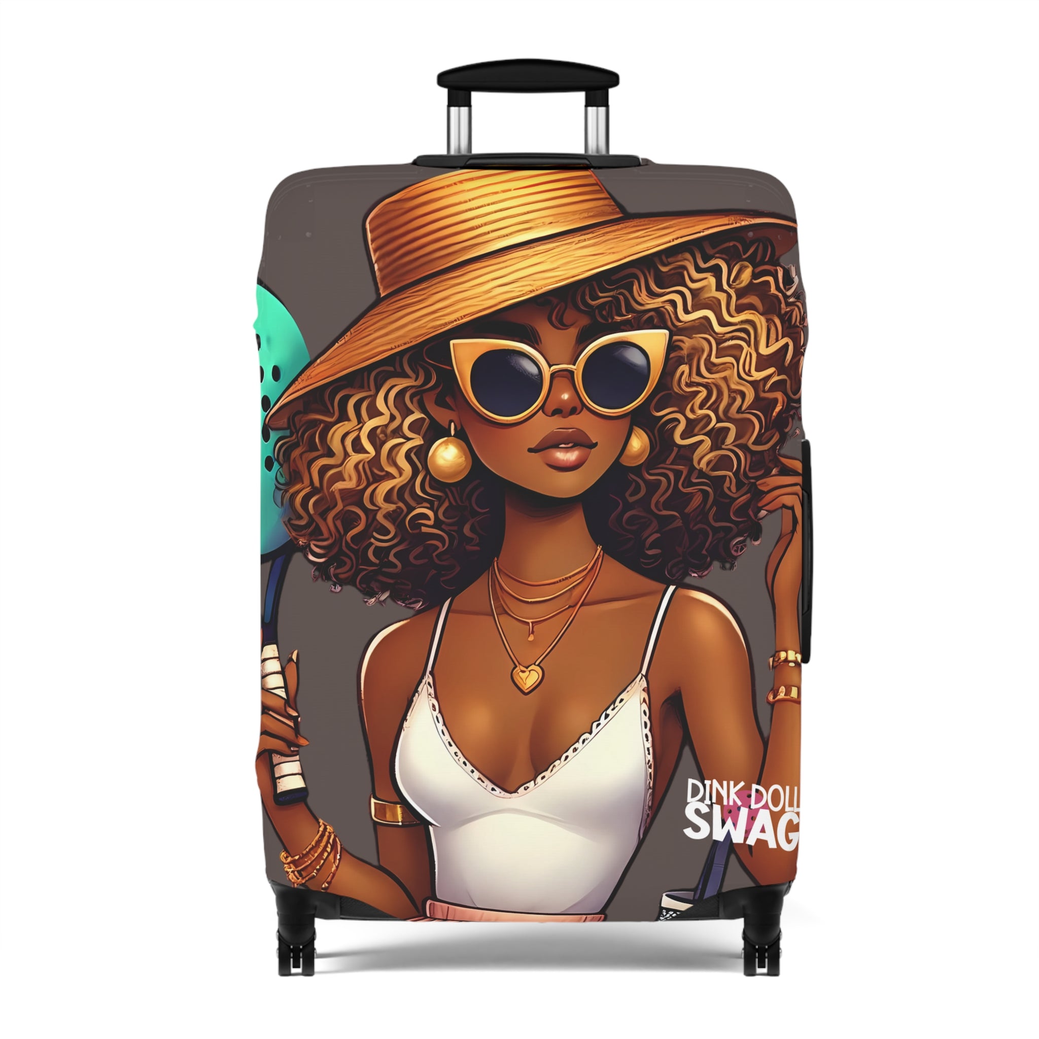 Dink Doll Swag™ Mixed Race Diva Luggage Cover