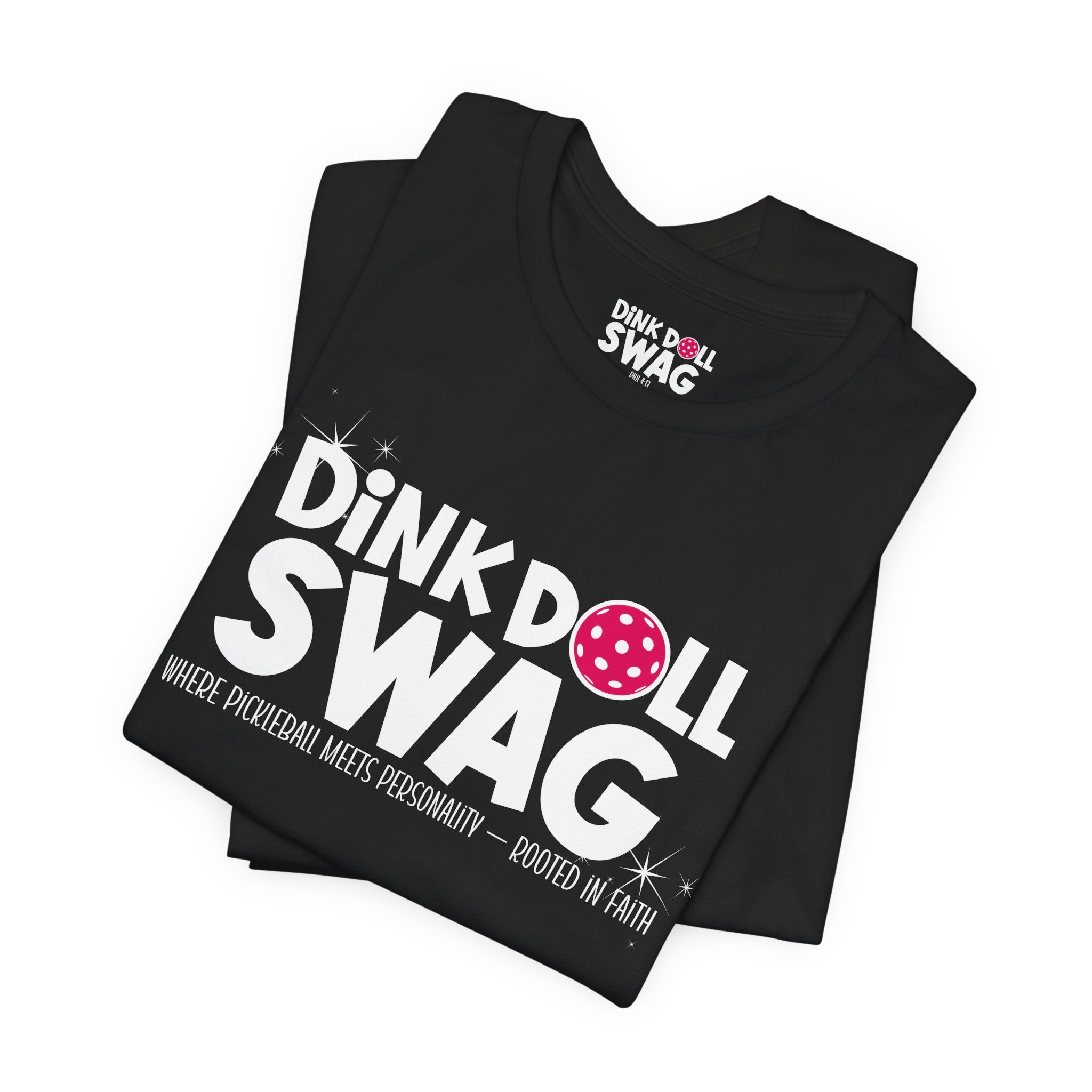 Dink Doll Swag™ Logo PROMO Tee (Phil 4:13)