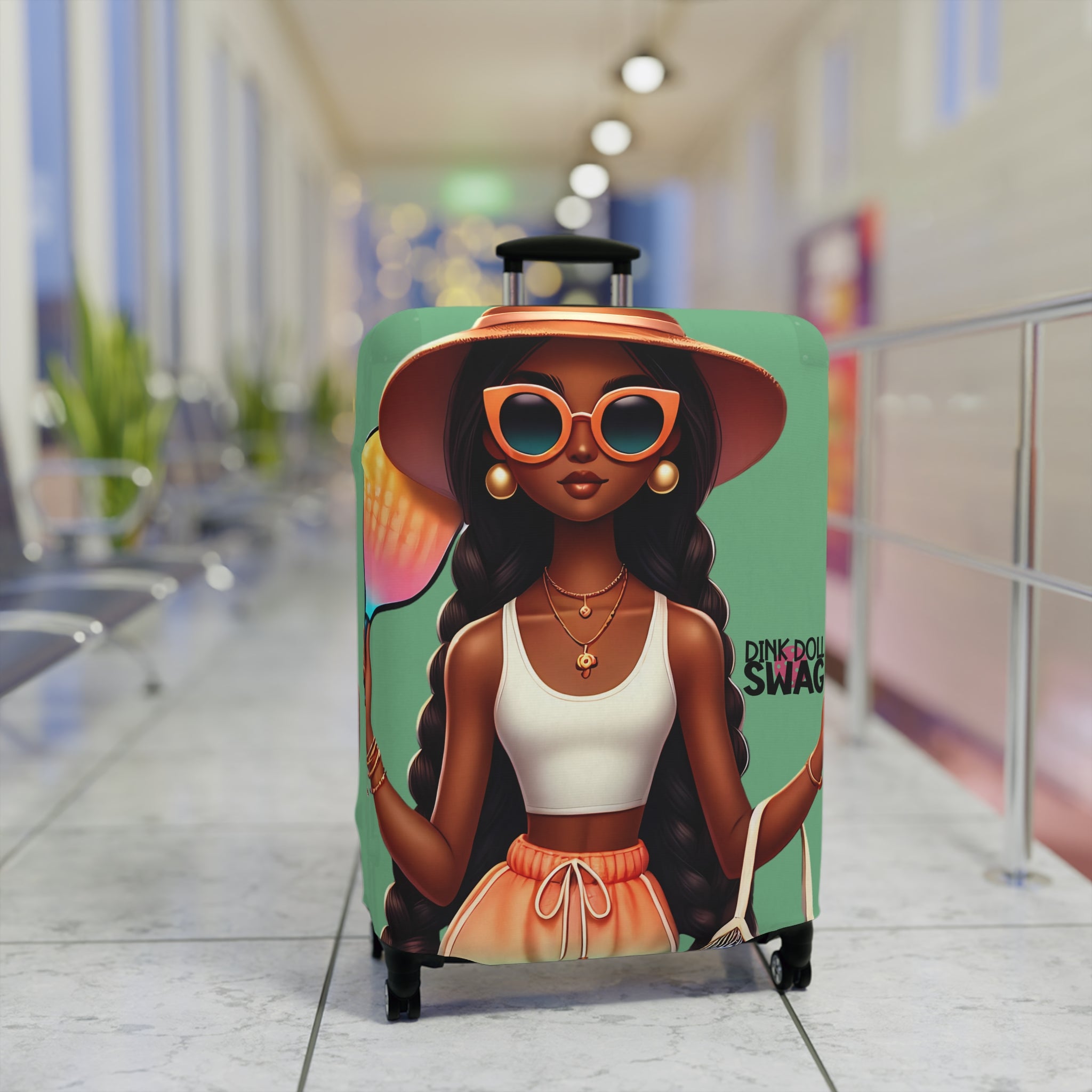 Dink Doll Swag™ Indigenous Diva Luggage Cover