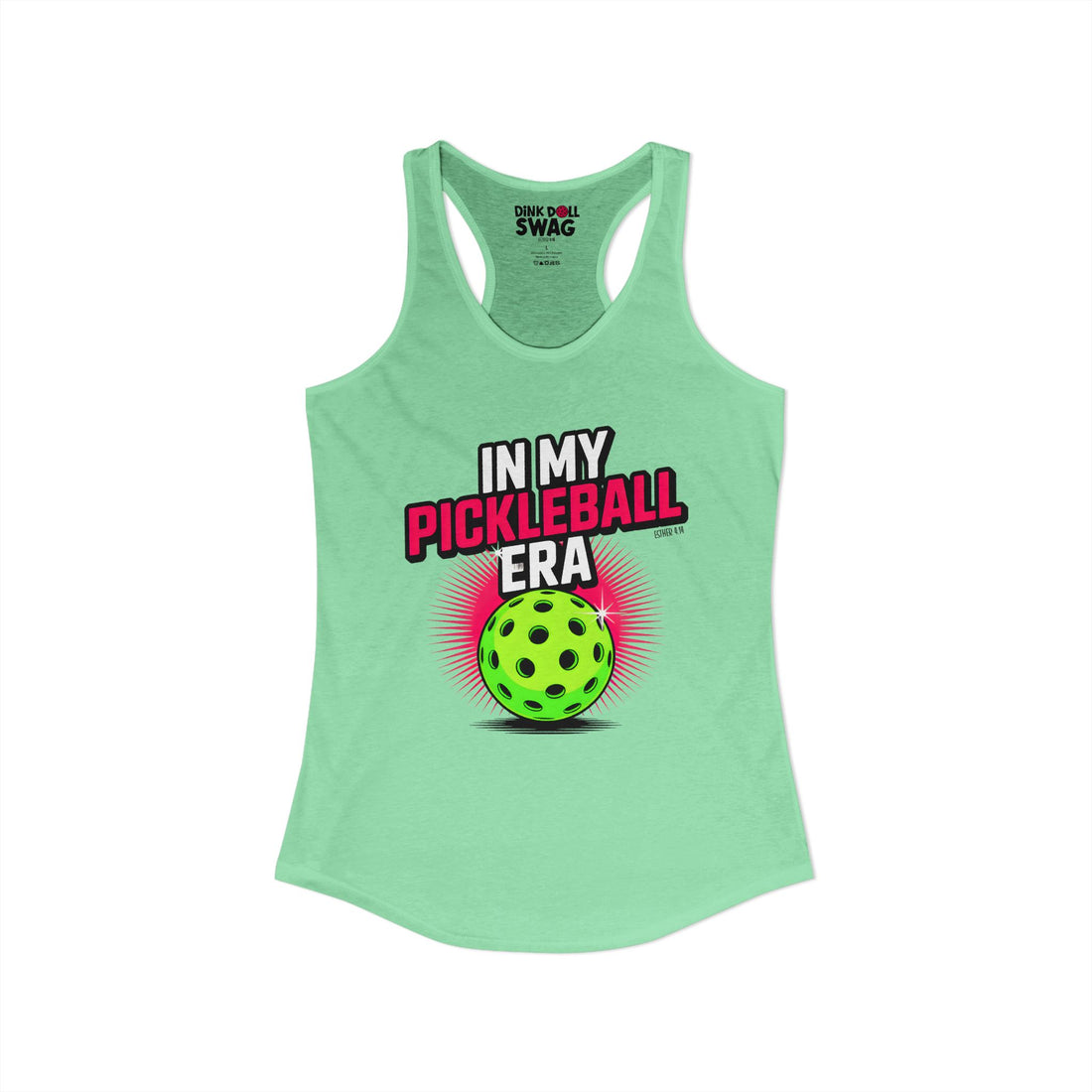In My Pickleball Era Racerback Tank (Esther 4:14)