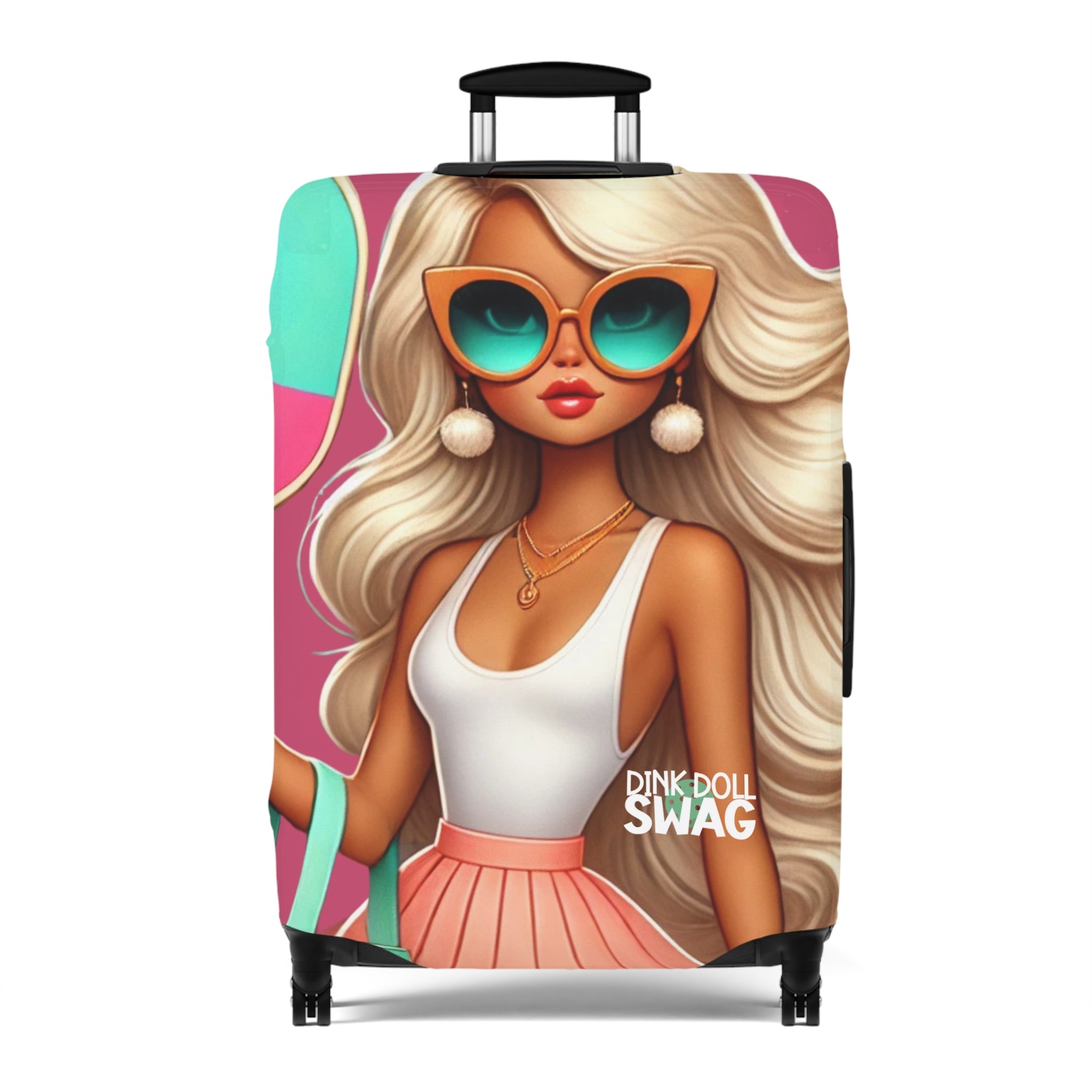 Dink Doll Swag™ Blonde Diva Luggage Cover