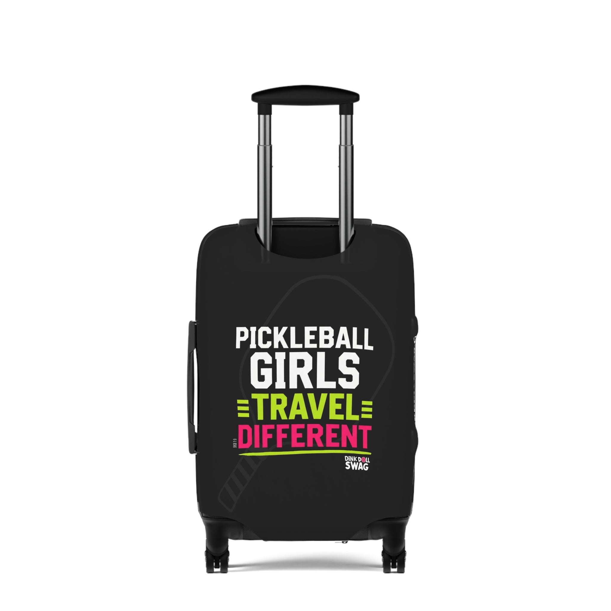 Girls Travel Different Pickleball Luggage Cover for Women | Faith-Inspired