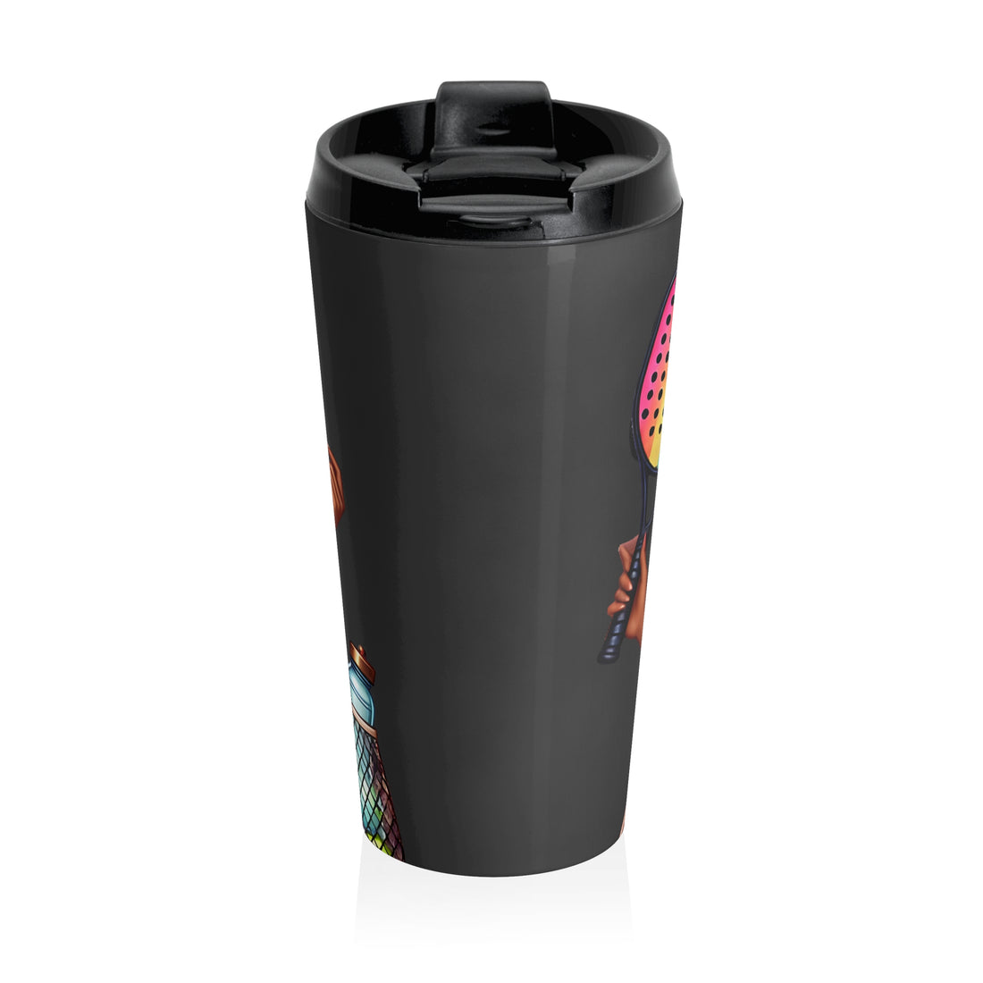 Platinum Blonde Diva pickleball tumbler with glam sunglasses design
