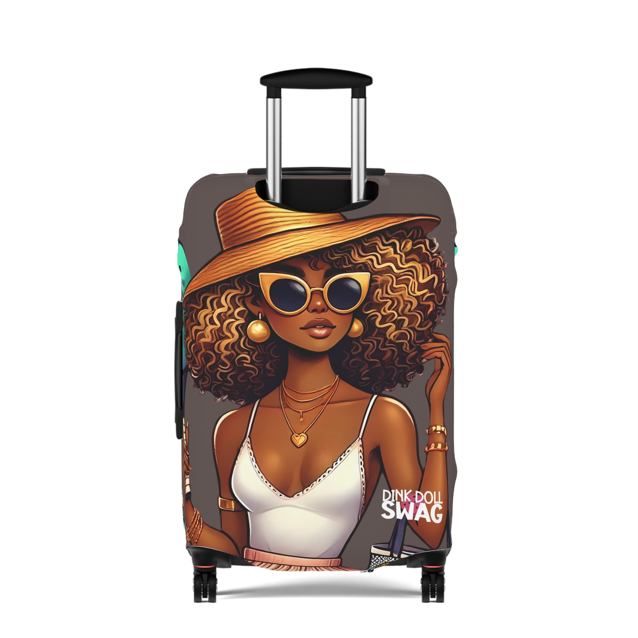Dink Doll Swag™ Mixed Race Diva Luggage Cover