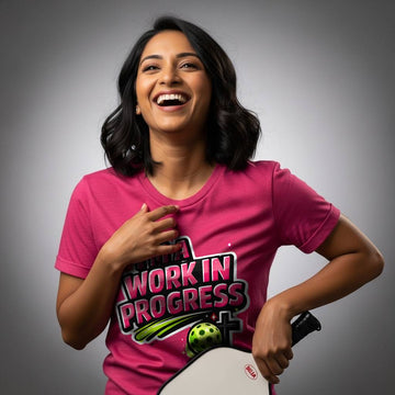 I’m A Work in Progress Pickleball T-Shirt for Women | Faith-Inspired