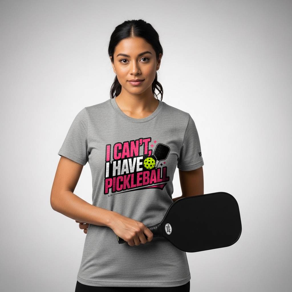 I Can't, I Have Pickleball T-Shirt for Women | Faith-Inspired