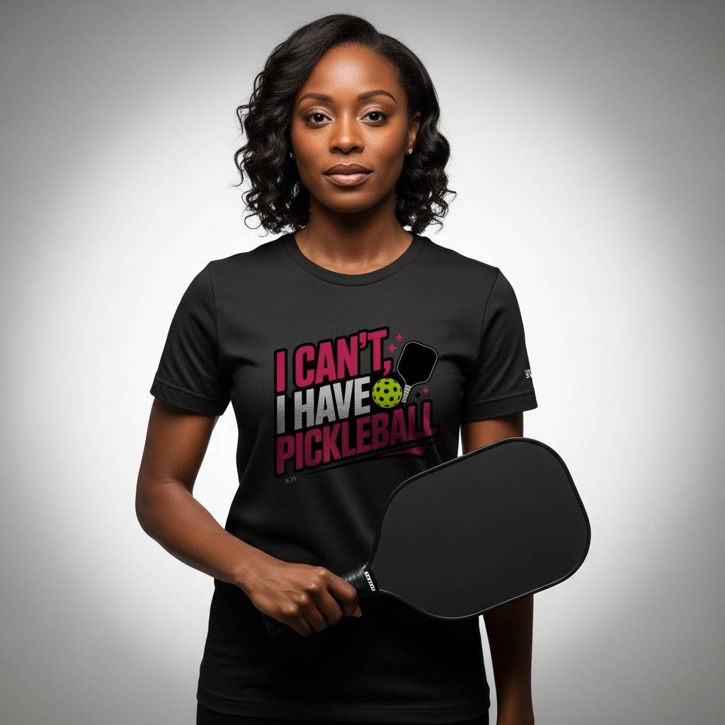 I Can't, I Have Pickleball T-Shirt for Women | Faith-Inspired
