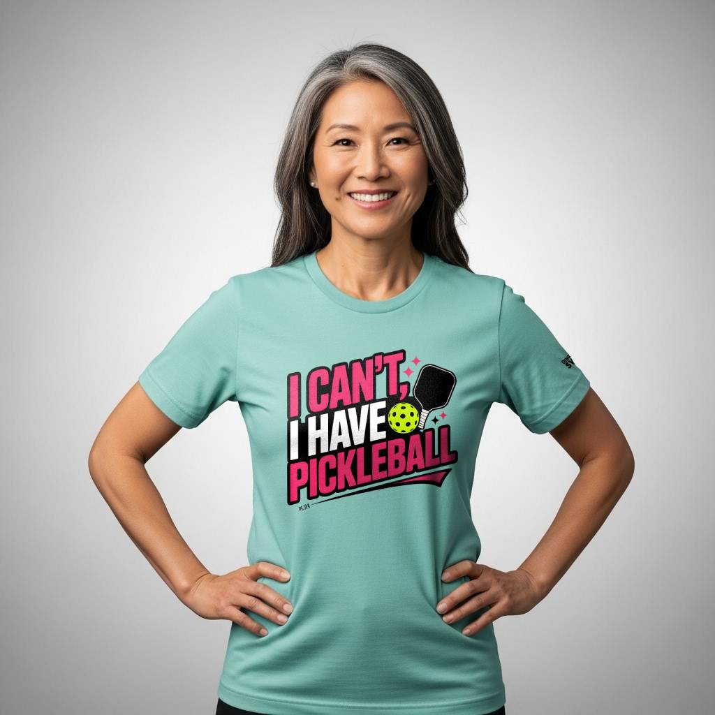 I Can't, I Have Pickleball T-Shirt for Women | Faith-Inspired