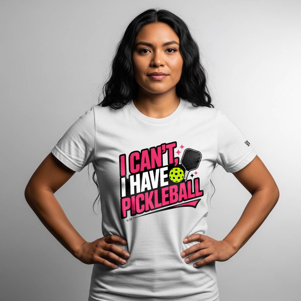 I Can't, I Have Pickleball T-Shirt for Women | Faith-Inspired