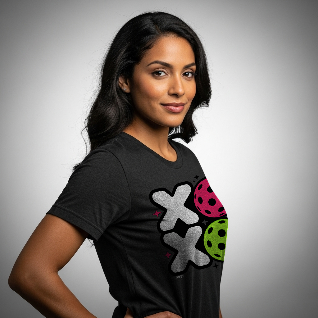 XOXO Pickleball T-Shirt for Women | Faith-Inspired