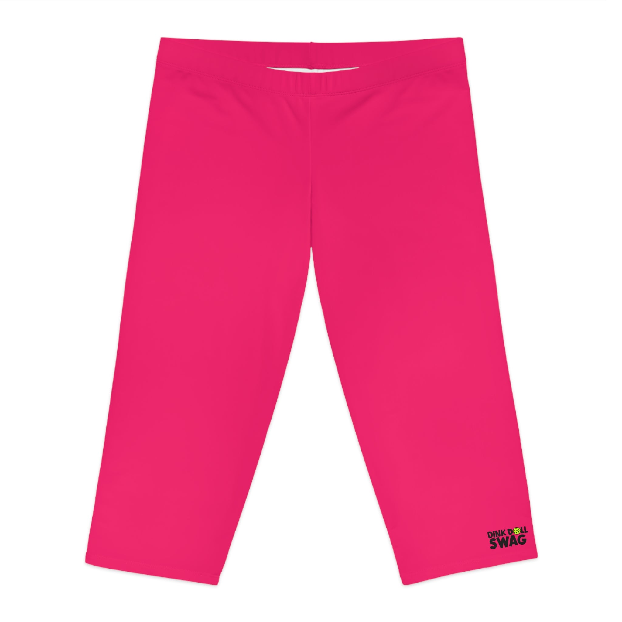 Dink Doll Swag Logo Capri Leggings – Pink (Phil 4:13)