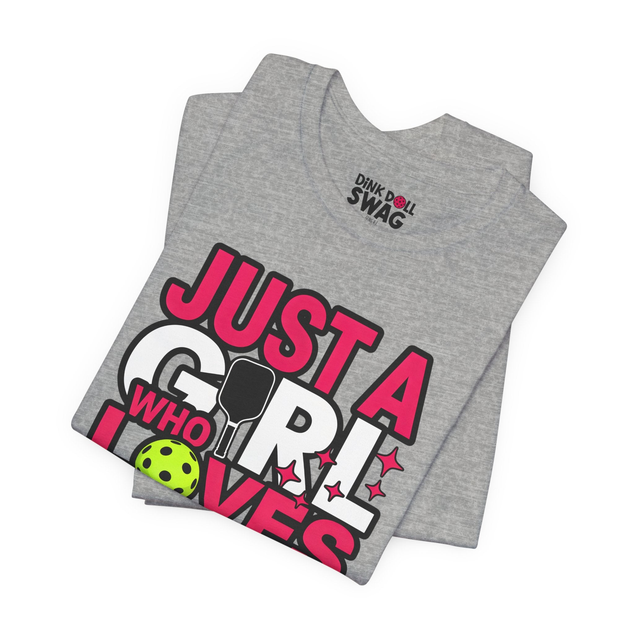 Just a Girl Who Loves Pickleball T-Shirt for Women | Faith-Inspired