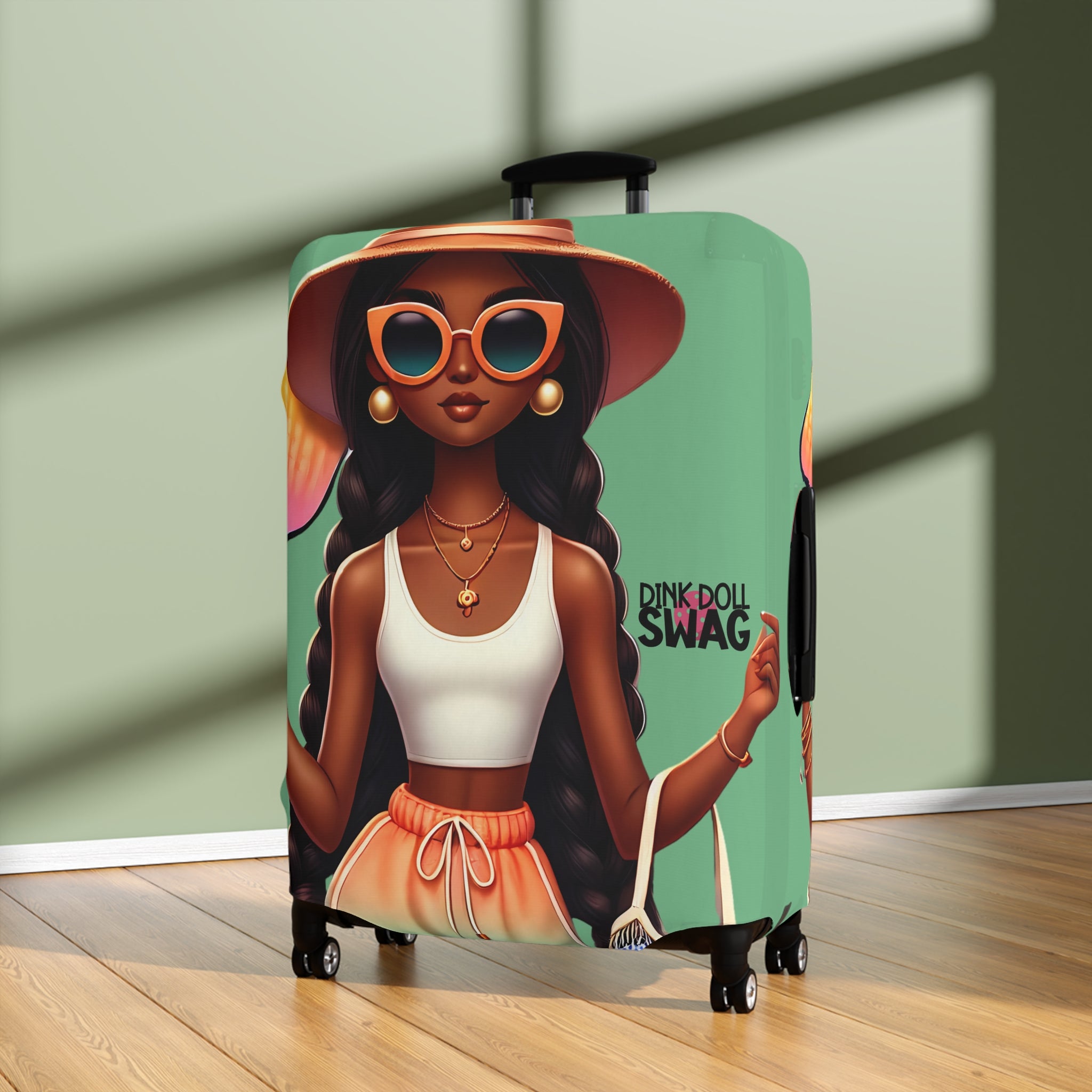 Dink Doll Swag™ Indigenous Diva Luggage Cover
