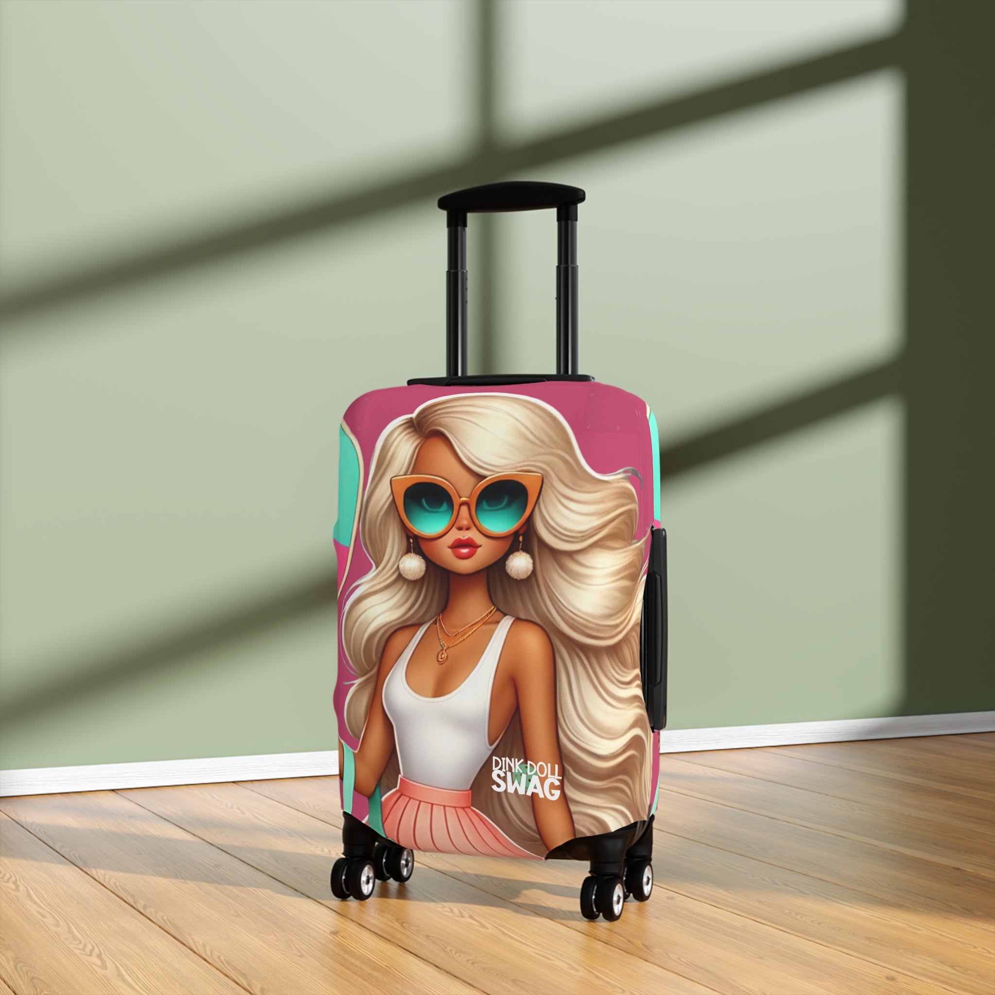 Dink Doll Swag™ Blonde Diva Luggage Cover