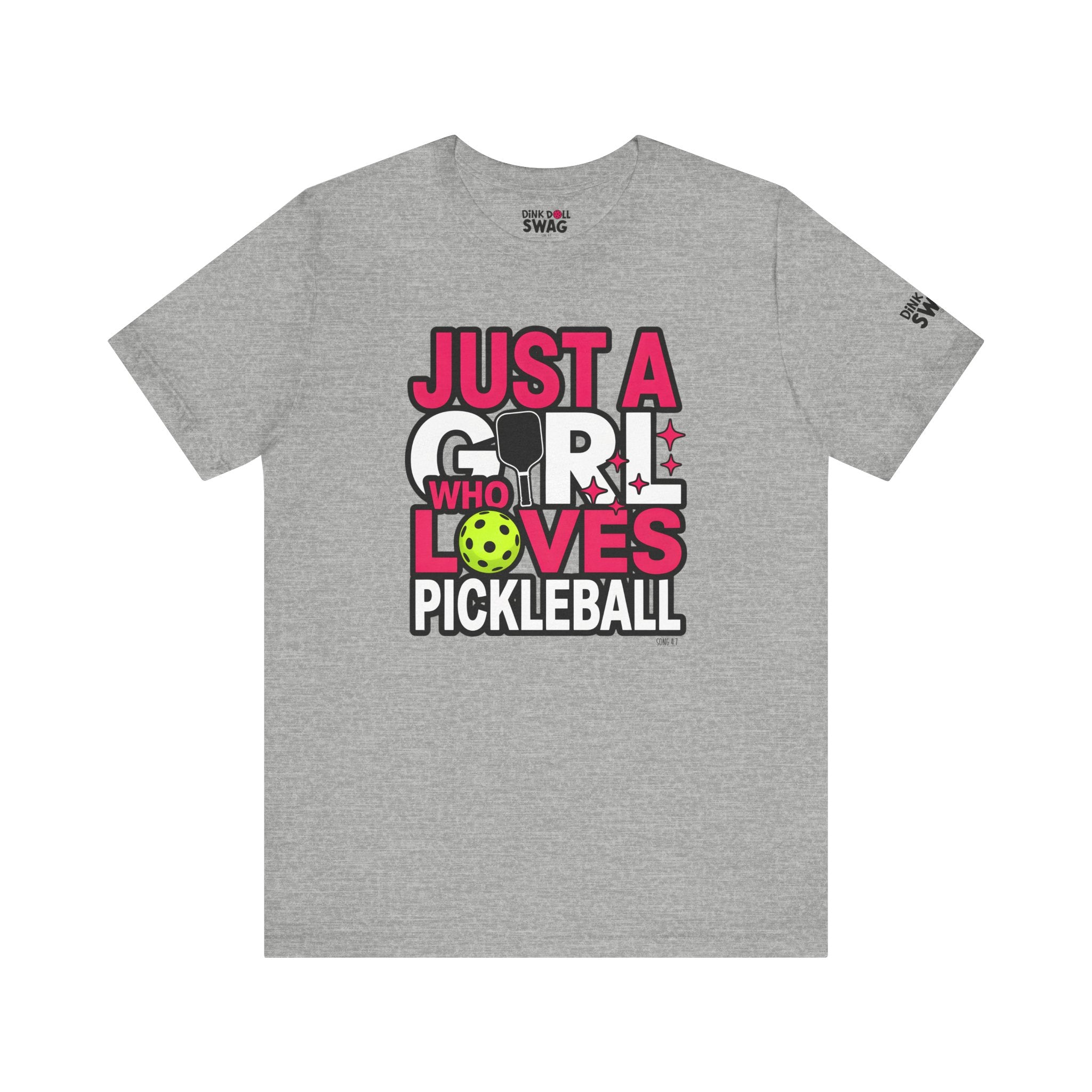 Just a Girl Who Loves Pickleball T-Shirt for Women | Faith-Inspired