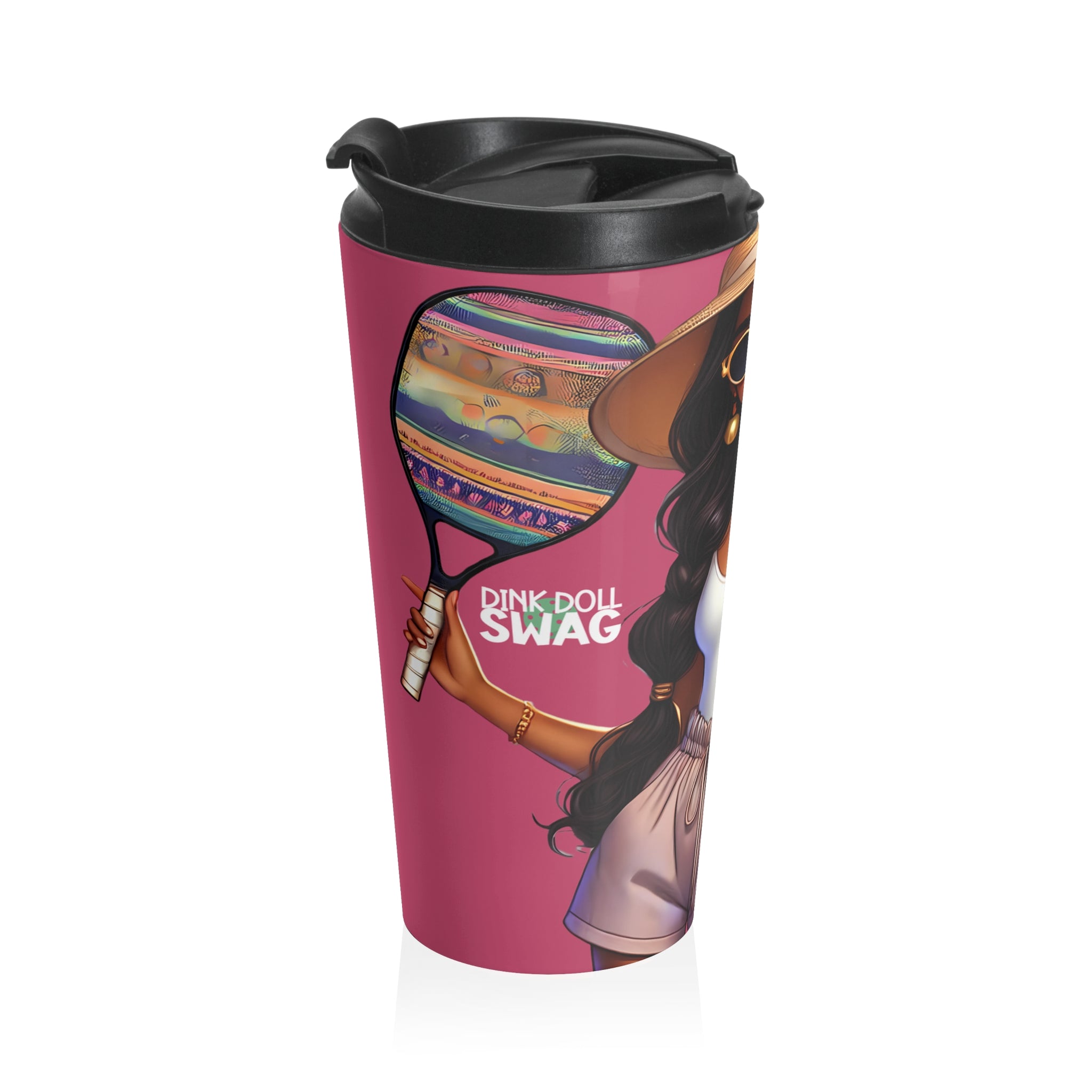 Dink Doll Swag™ Courtside Glam Tumbler - South Asian Diva
