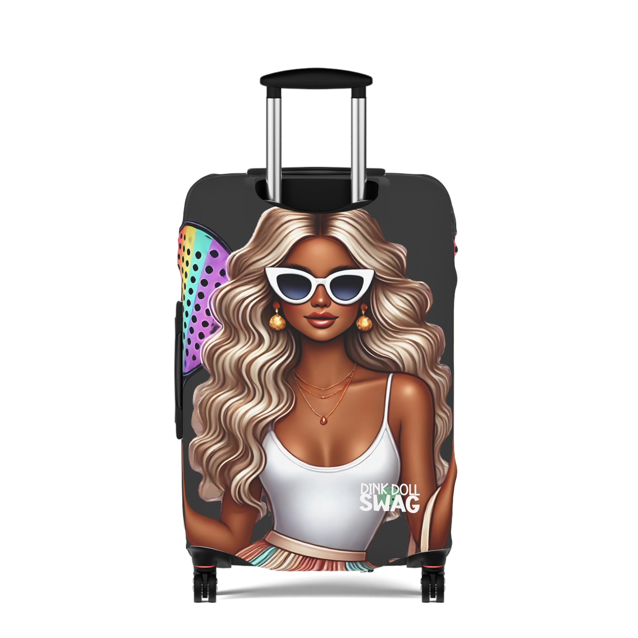 Dink Doll Swag™ Platinum Blonde Diva Luggage Cover