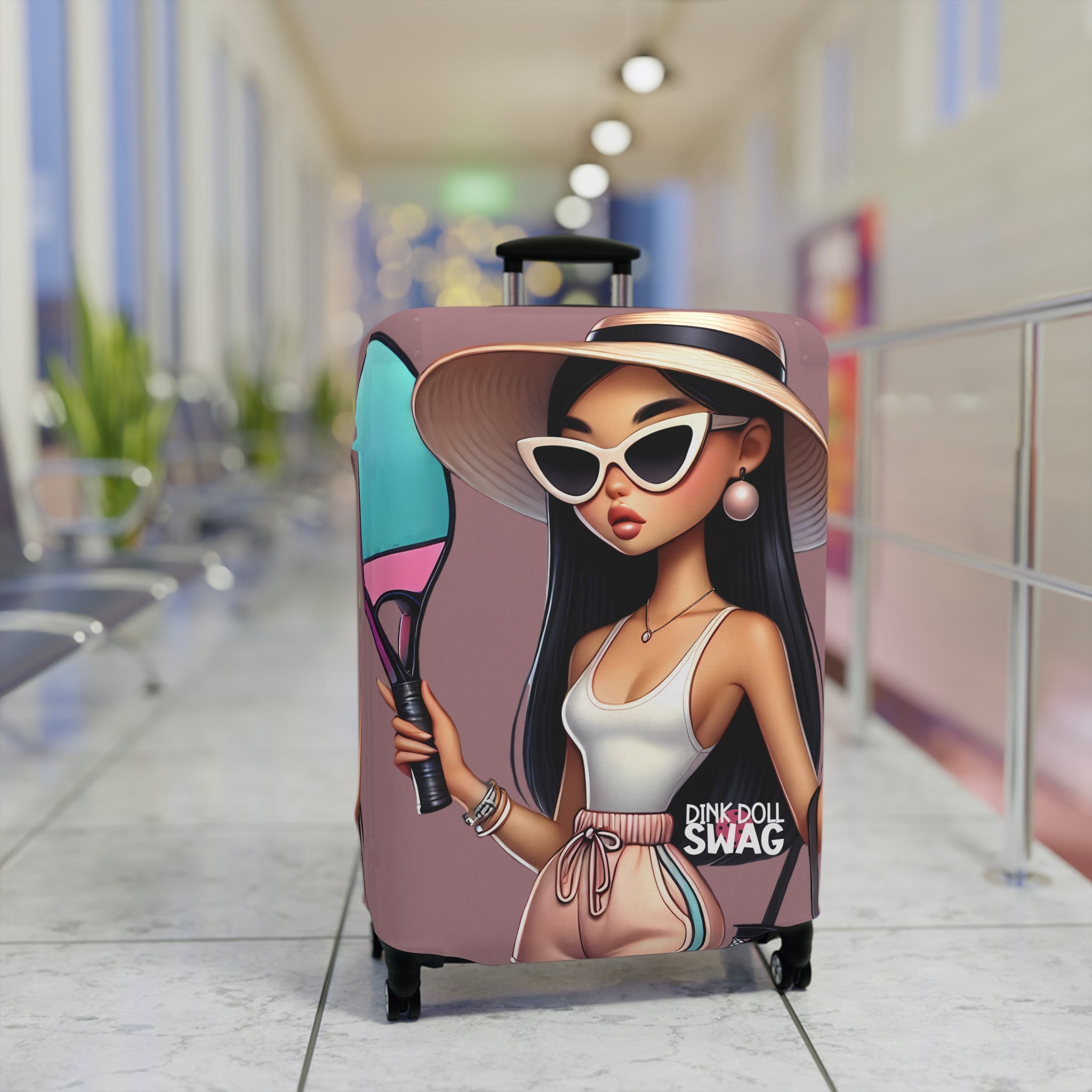 Dink Doll Swag™ East Asian Diva Luggage Cover