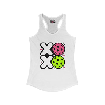 Pickleball Racerback Women's Tank - 'XOXO' Design
