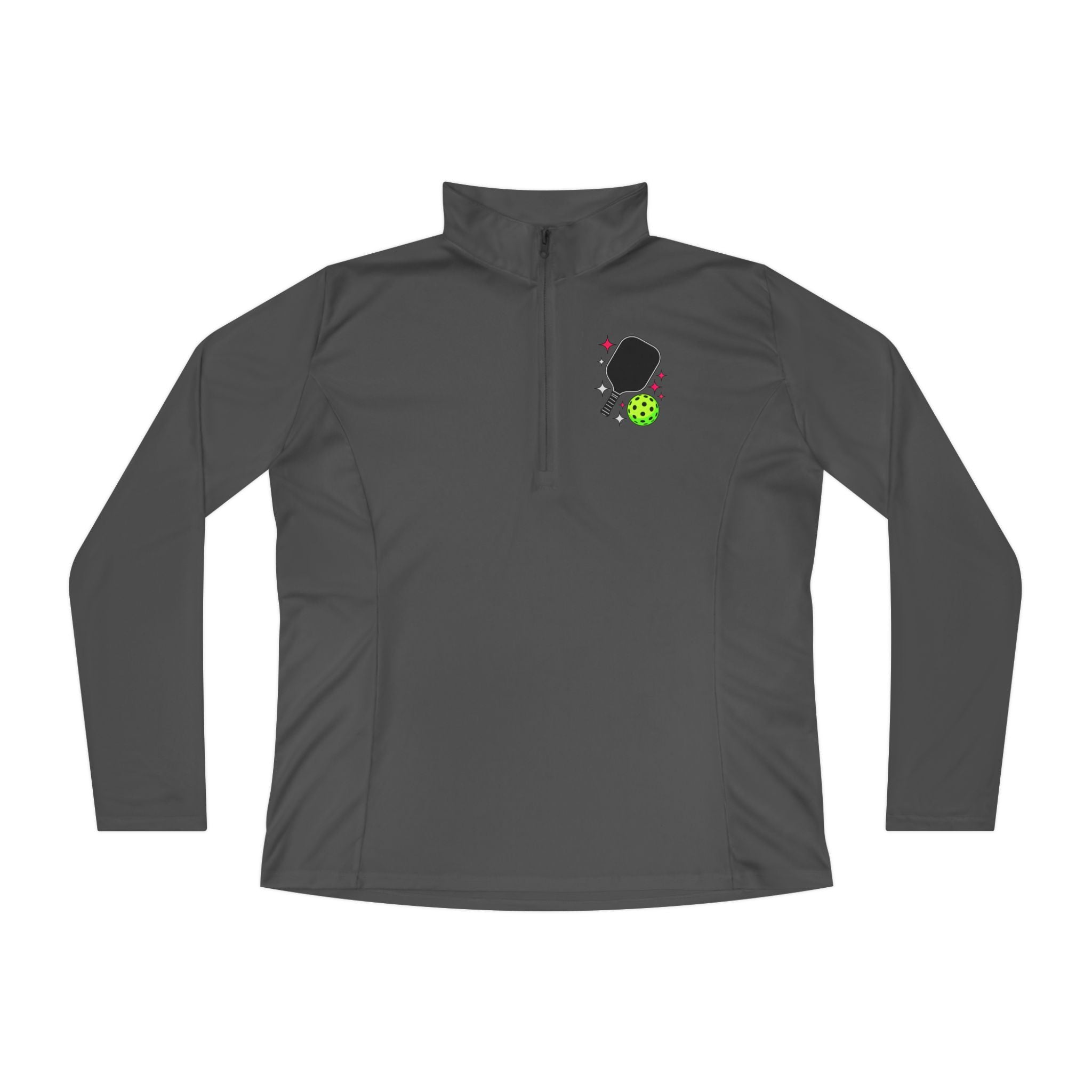 No SORRY in Pickleball Quarter-Zip Pullover (2 Tim 1:7)