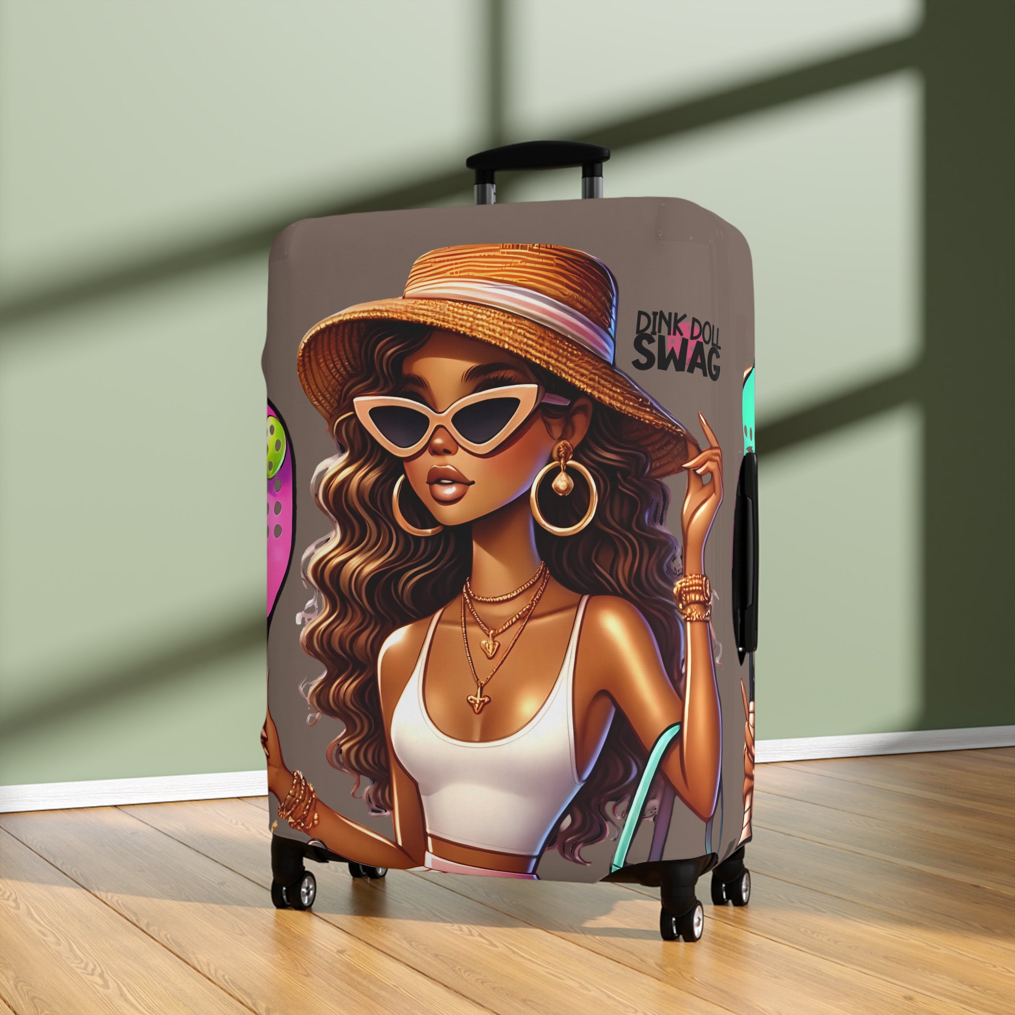 Dink Doll Swag™ Latin Diva Luggage Cover