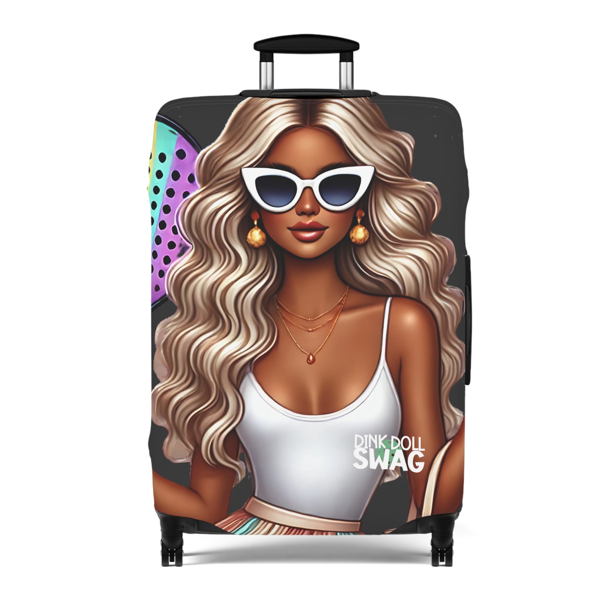 Dink Doll Swag™ Platinum Blonde Diva Luggage Cover