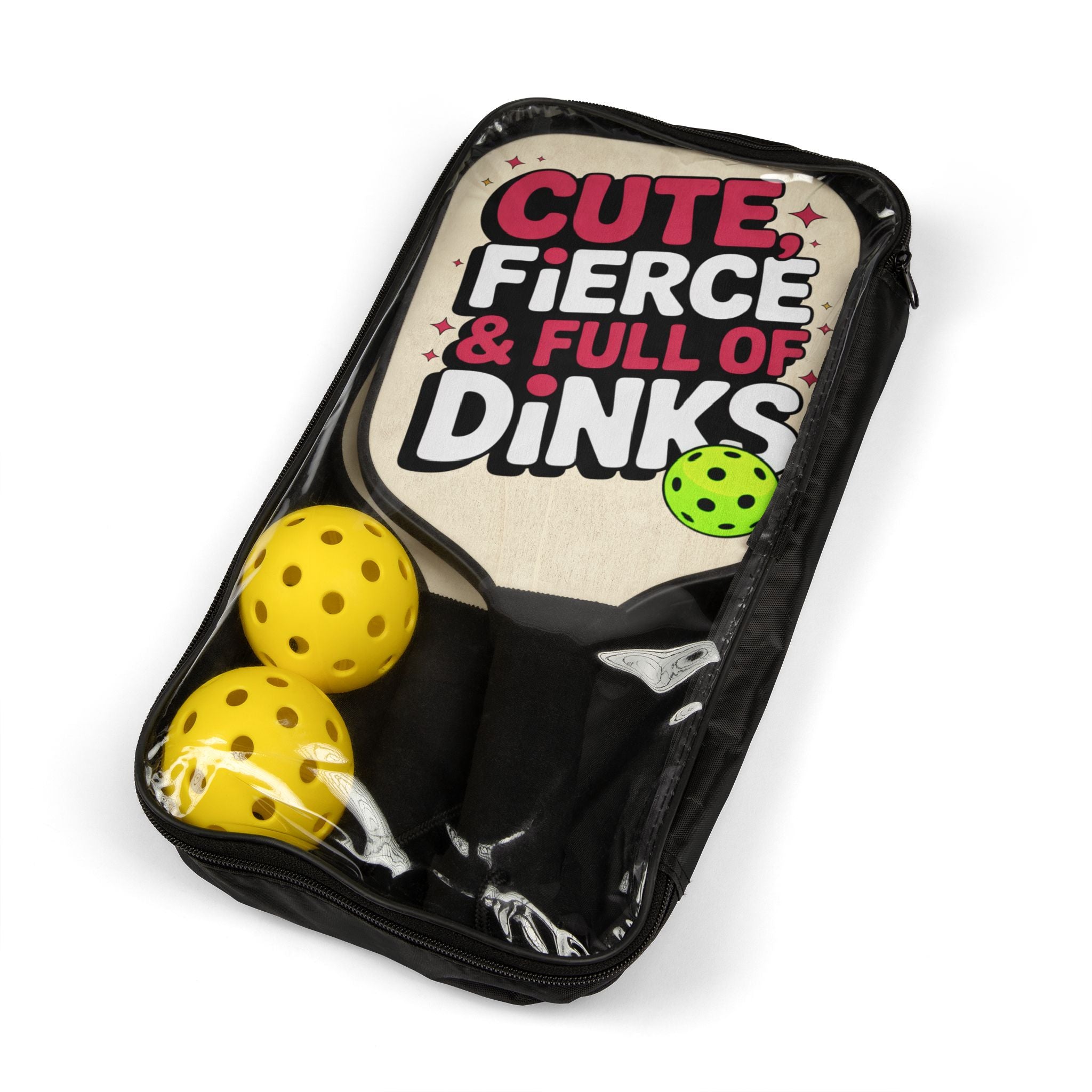Cute, Fierce & Full of Dinks Pickleball Paddle Kit