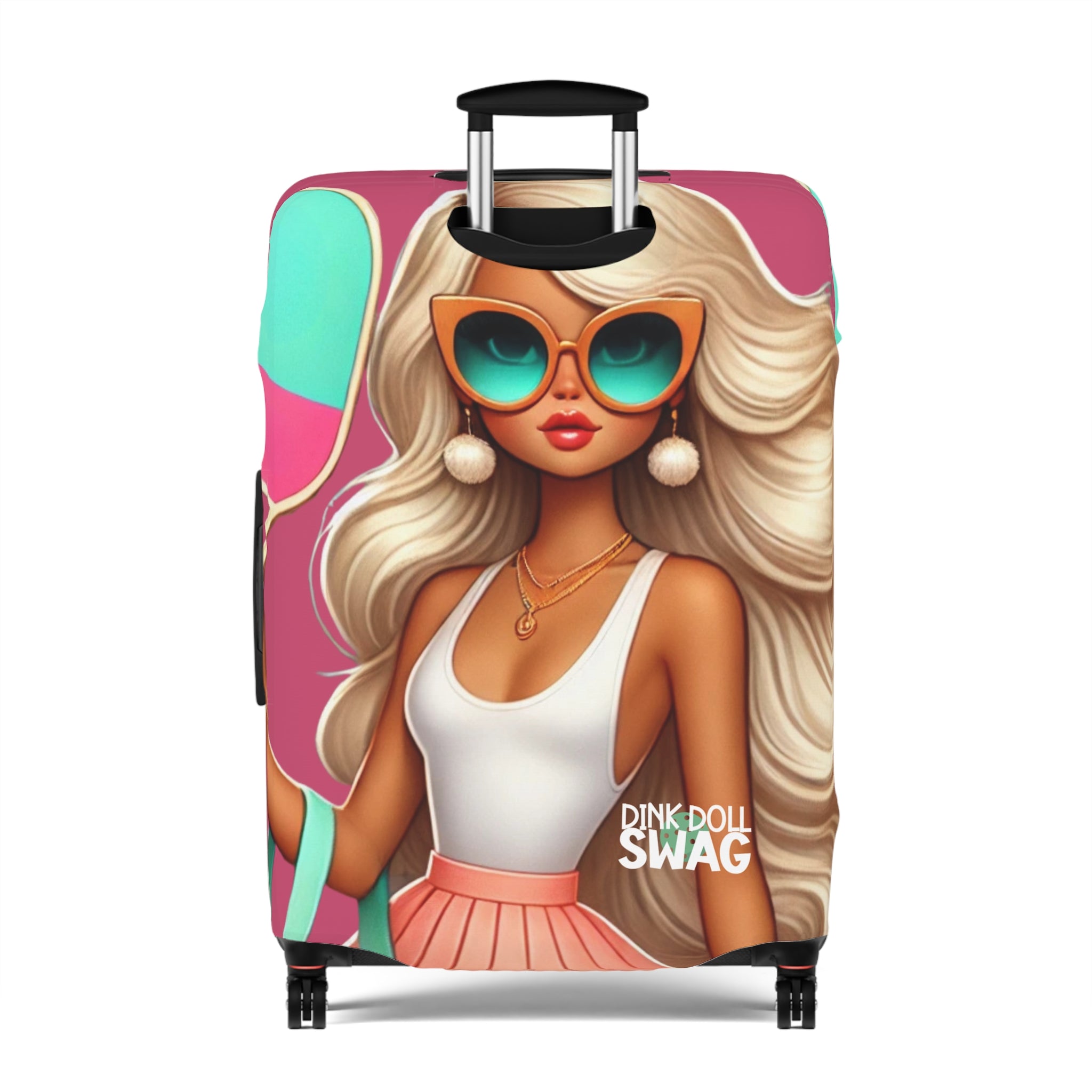 Dink Doll Swag™ Blonde Diva Luggage Cover