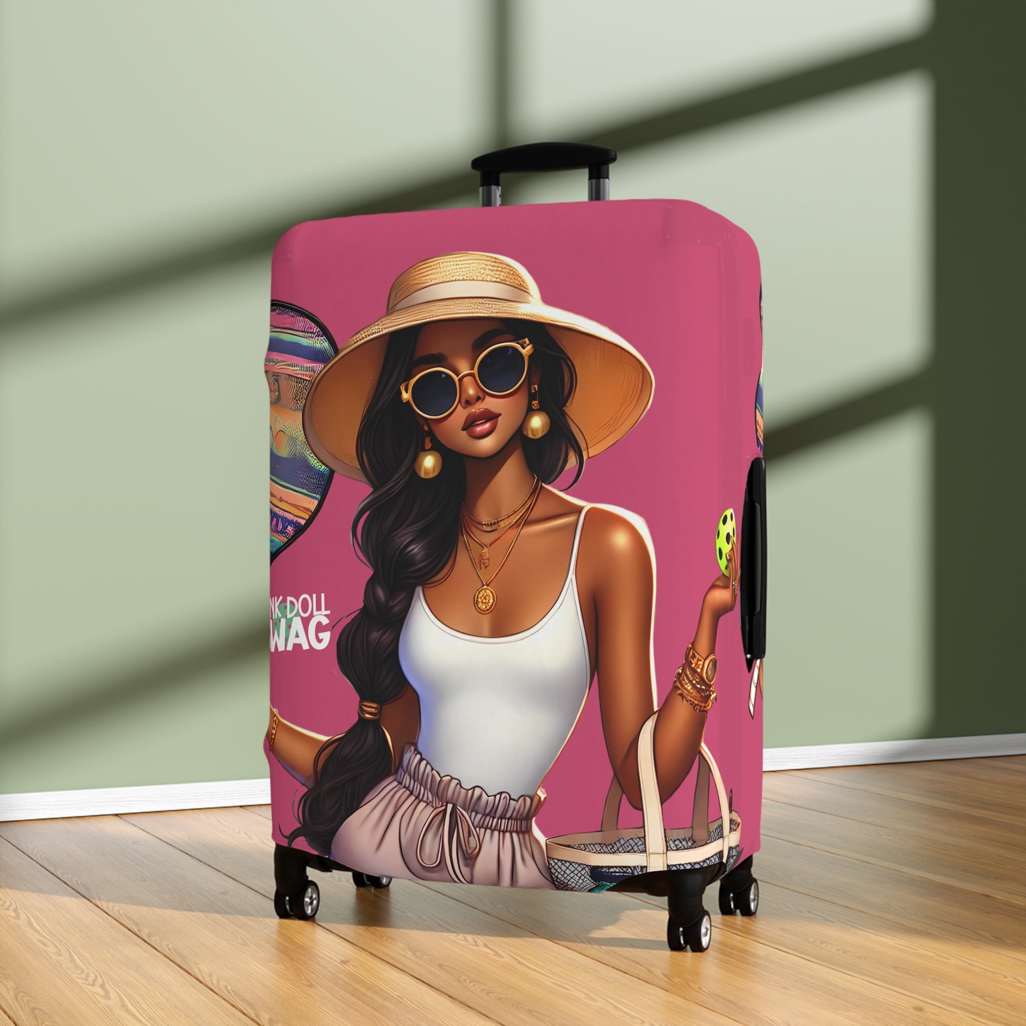 Dink Doll Swag™ South Asian Diva Luggage Cover